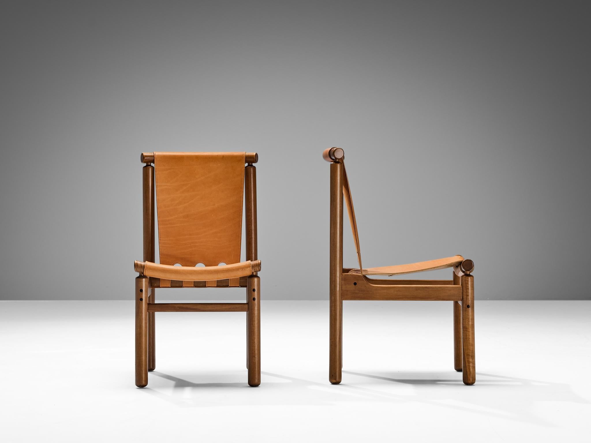 Ilmari Tapiovaara for La Permanente Mobili Cantù Set of Six Dining Chairs