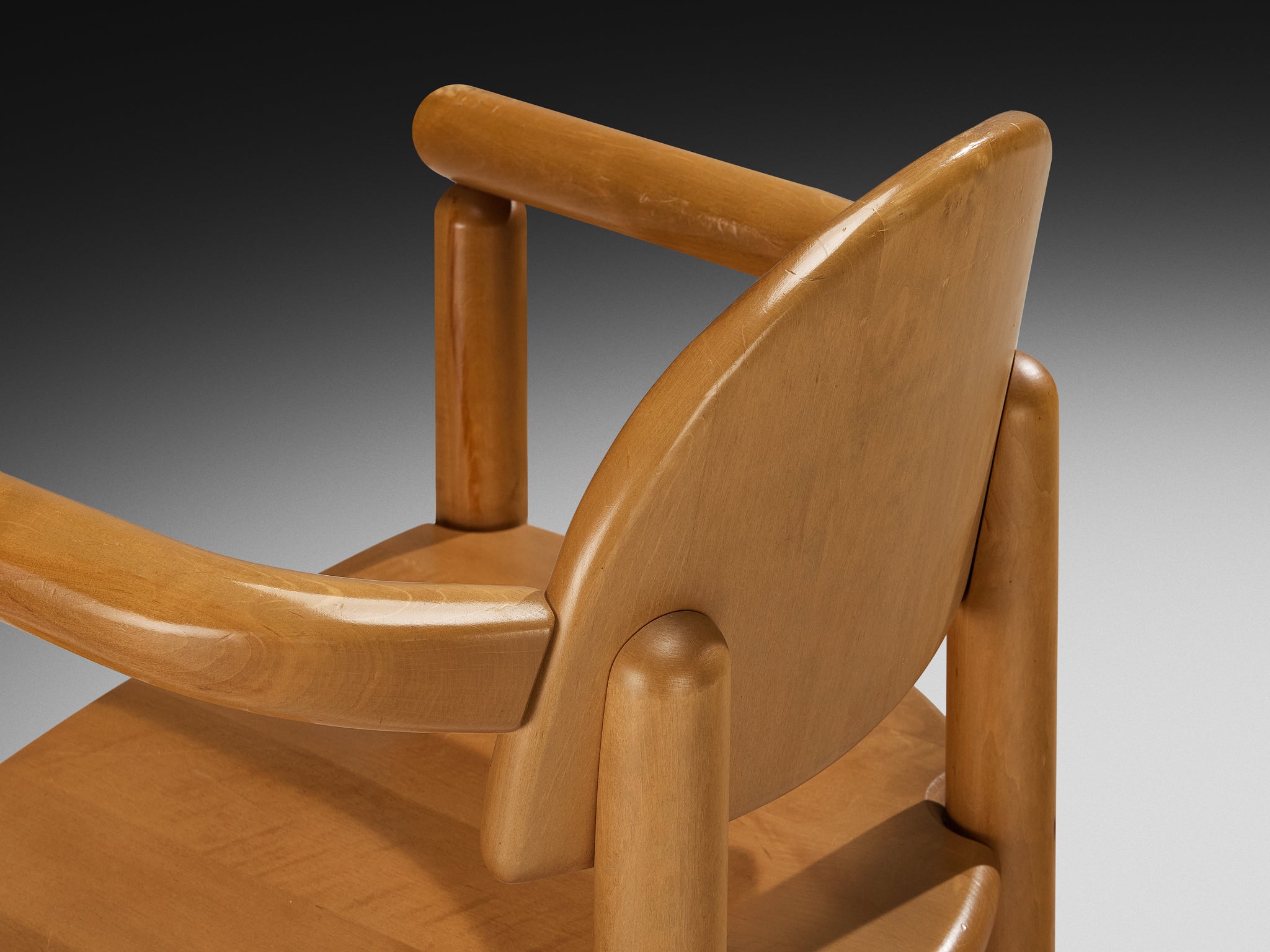 Rainer Daumiller Set of Sixteen Dining Chairs in Solid Pine Seating Morentz