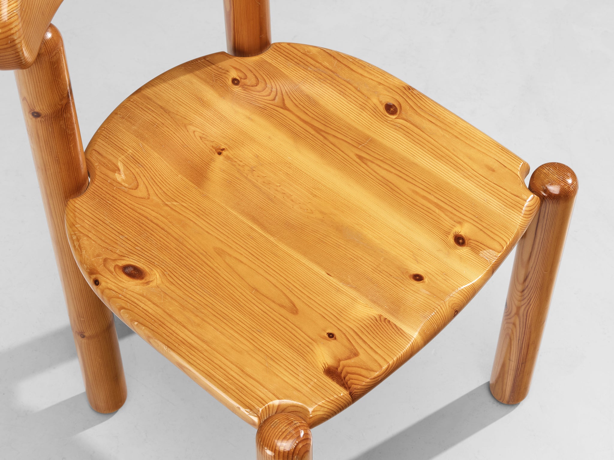 Rainer Daumiller Set of Six Dining Chairs in Pine Seating Morentz