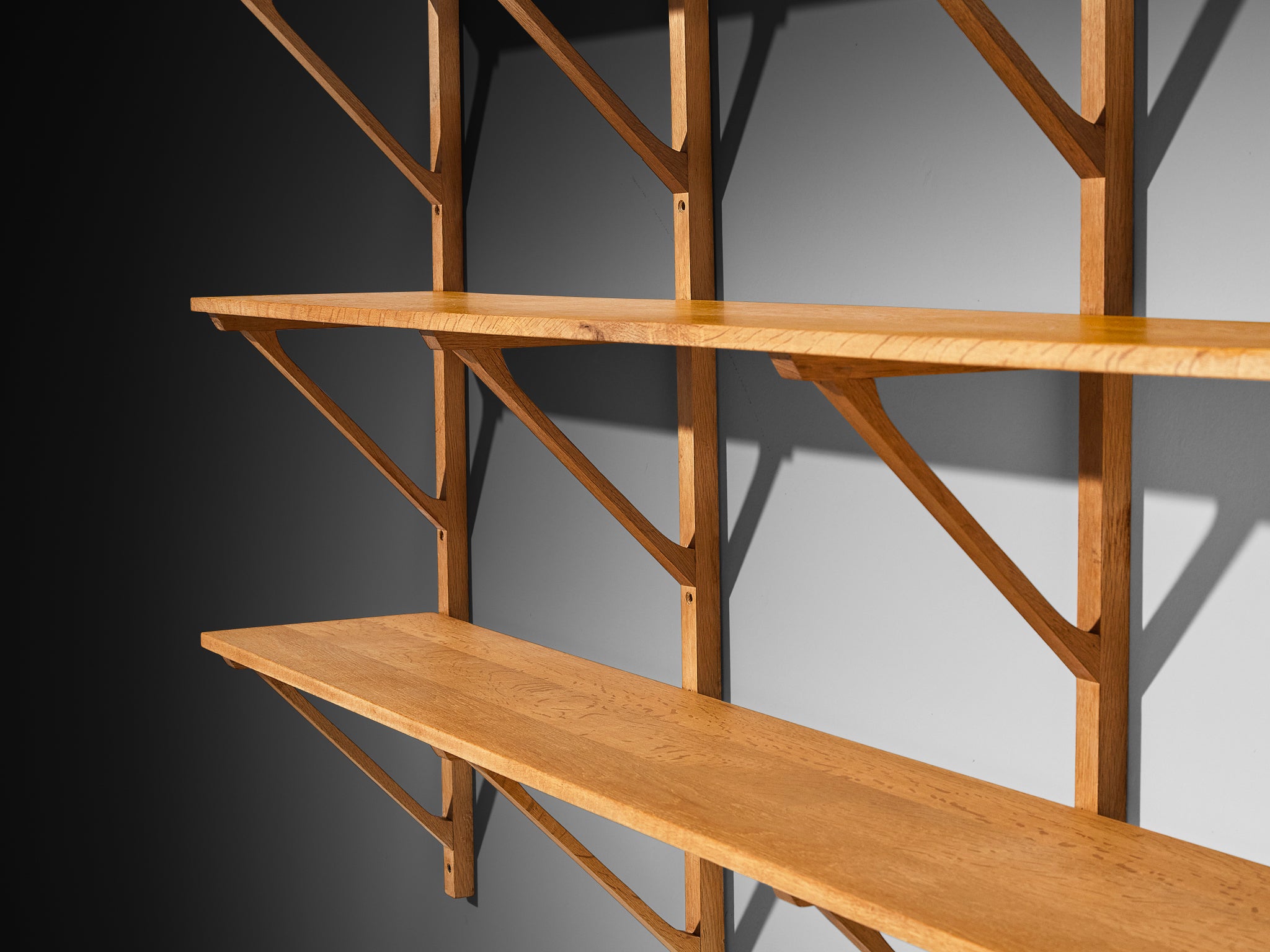 Børge Mogensen for Federicia Stolefabrik Wall Unit in Oak Case pieces and storage cabinets Morentz