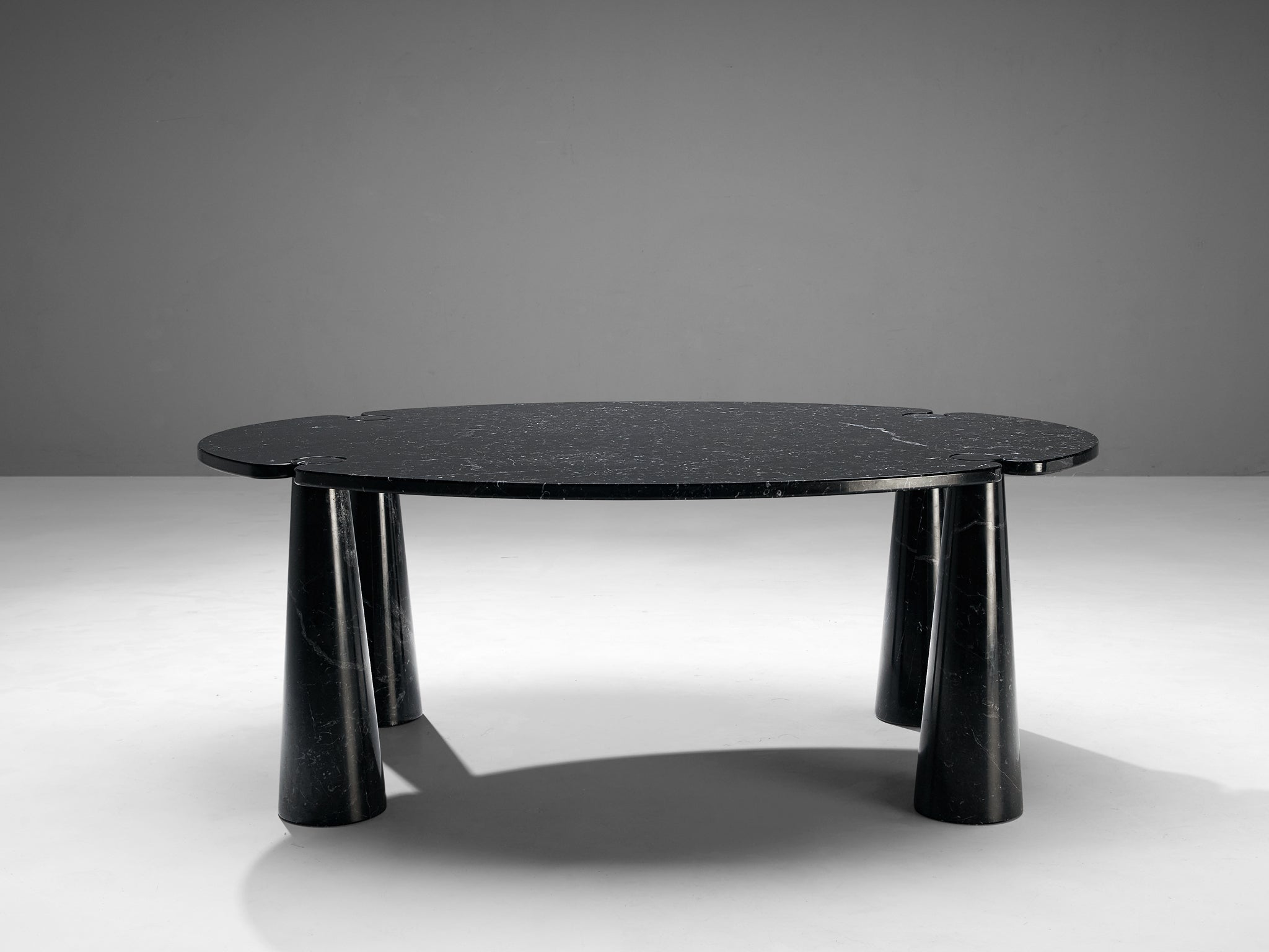 Angelo Mangiarotti for Skipper 'Eros' Dining Table in Marquina Marble Tables Morentz