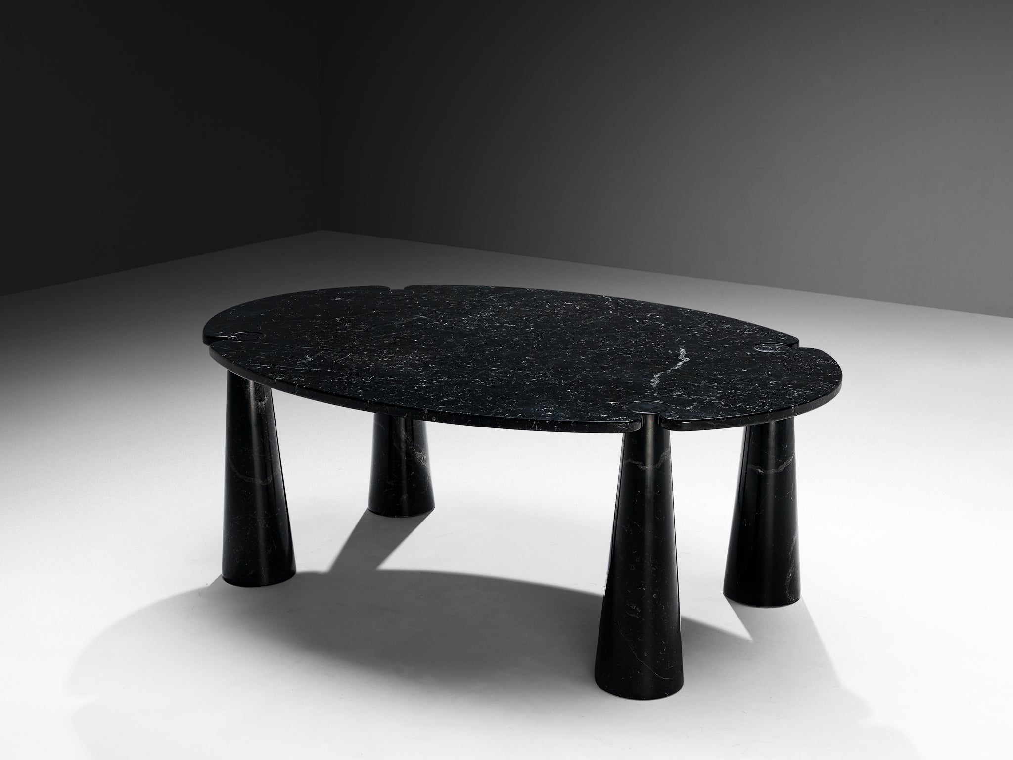 Angelo Mangiarotti for Skipper 'Eros' Dining Table in Marquina Marble Tables Morentz