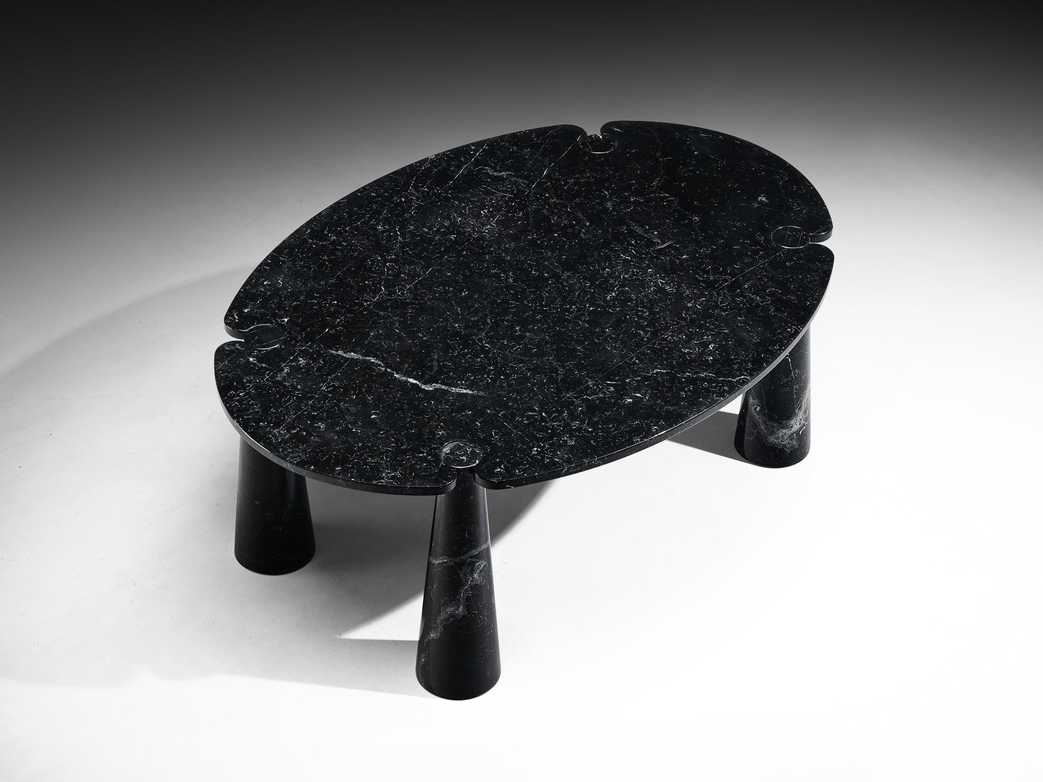 Angelo Mangiarotti for Skipper 'Eros' Dining Table in Marquina Marble Tables Morentz