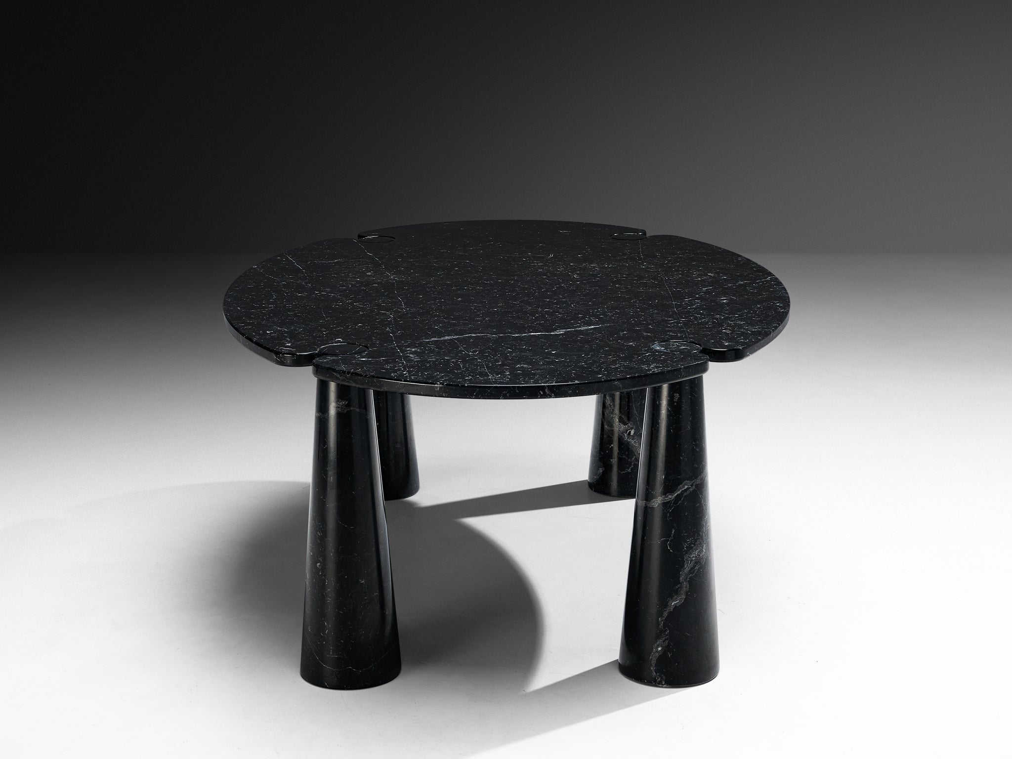 Angelo Mangiarotti for Skipper 'Eros' Dining Table in Marquina Marble Tables Morentz