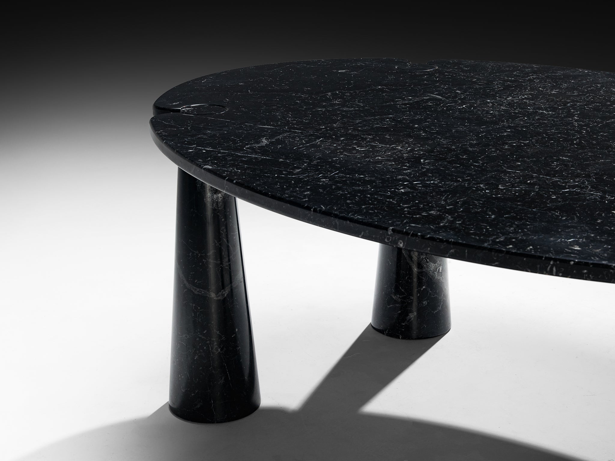 Angelo Mangiarotti for Skipper 'Eros' Dining Table in Marquina Marble Tables Morentz