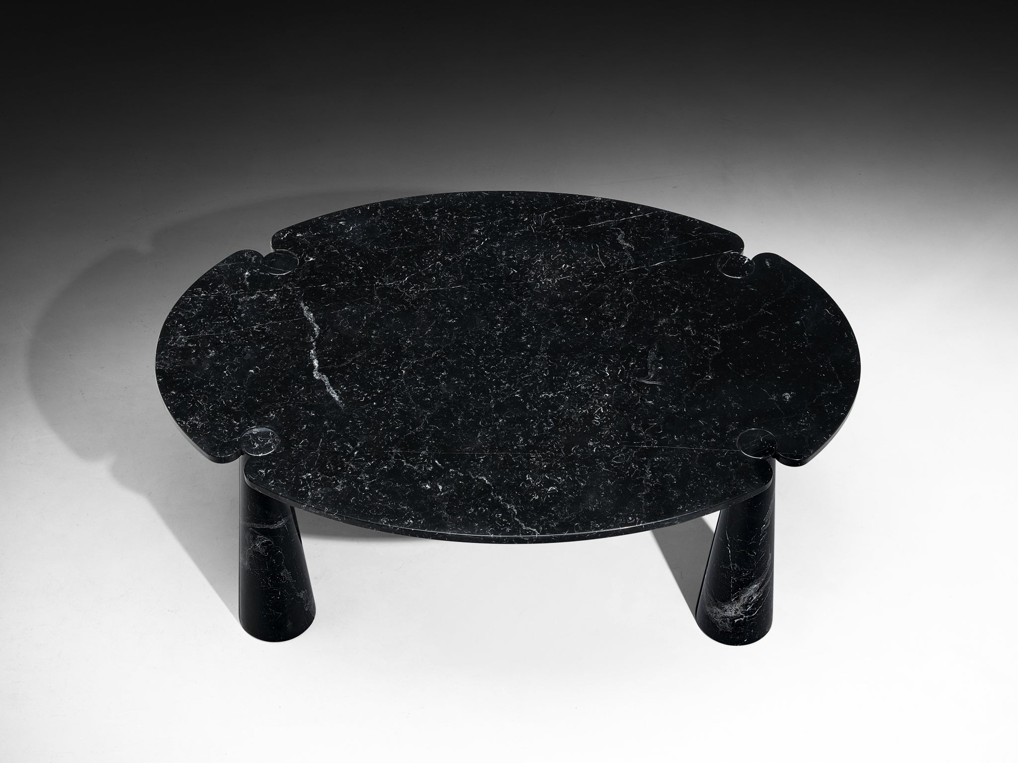 Angelo Mangiarotti for Skipper 'Eros' Dining Table in Marquina Marble Tables Morentz