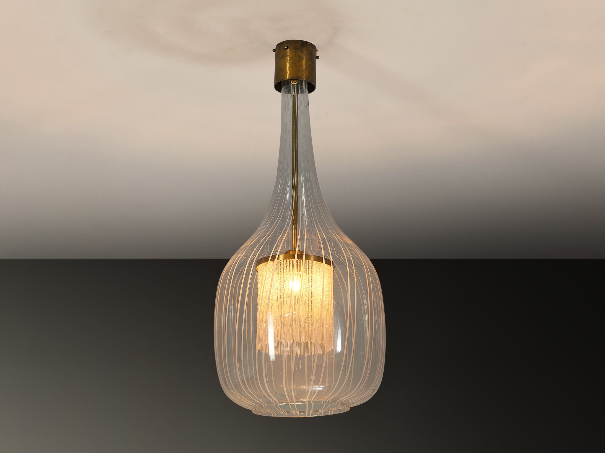 Angelo Brotto Pendant in Murano Glass Lighting Morentz