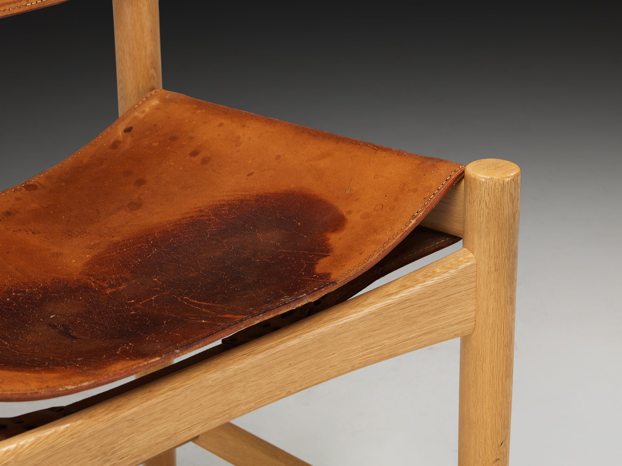 Børge Mogensen for Fredericia 'Spanish' Dining Chair in Oak Seating Morentz