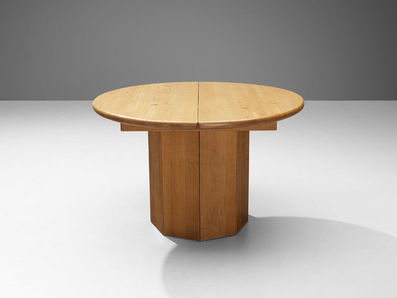 French Extendable Dining Table in Maple