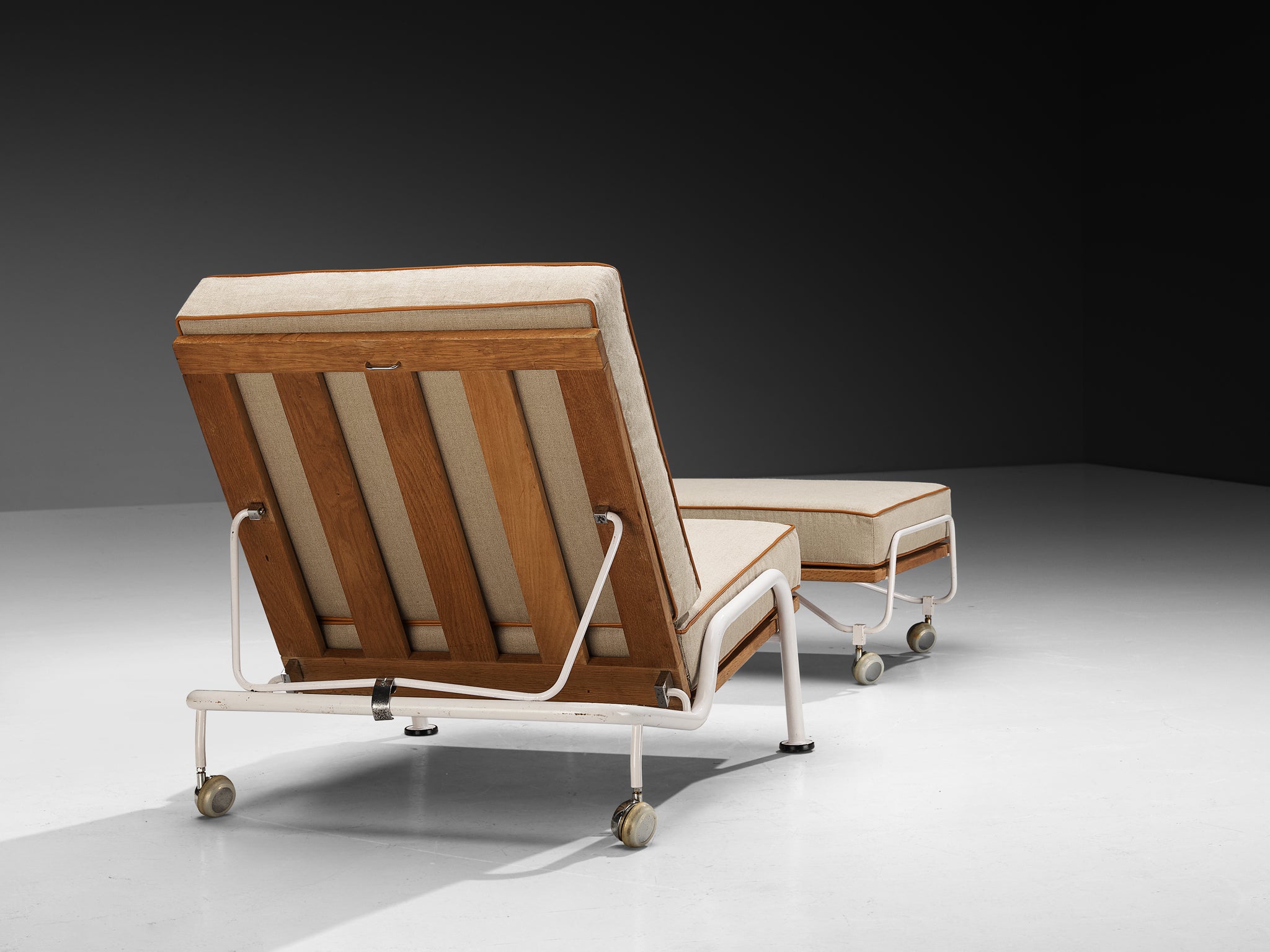 Hans Wegner for Getama Rare ‘GE 440’ Lounge Chair with Ottoman Seating Morentz