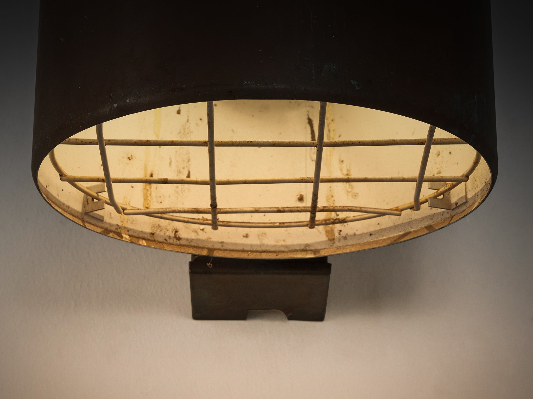 Large Swedish Wall Lights in Patinated Copper Lighting Morentz