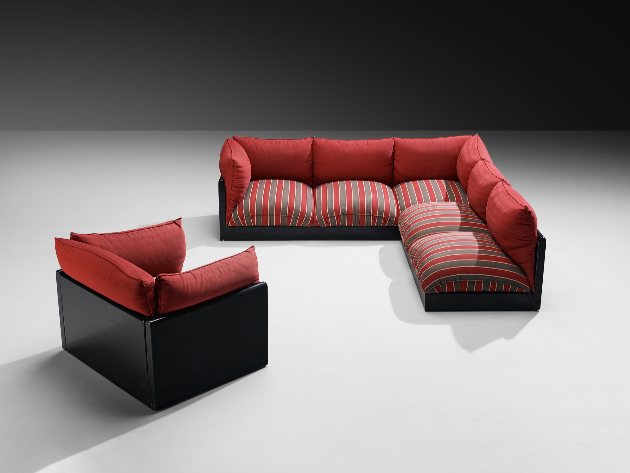 Carlo Bartoli for Rossi di Albizzate 'Down' Sectional Sofa Seating Morentz