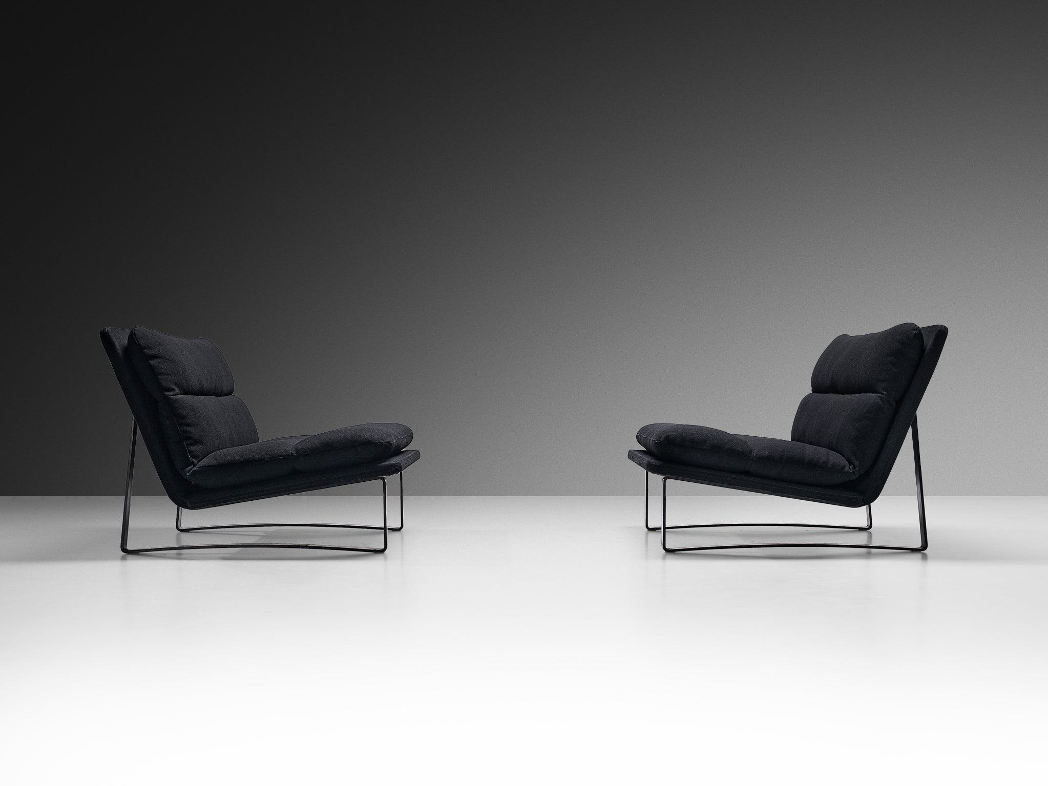Kho Liang Ie for Artifort Sofas in Black Upholstery Seating Morentz