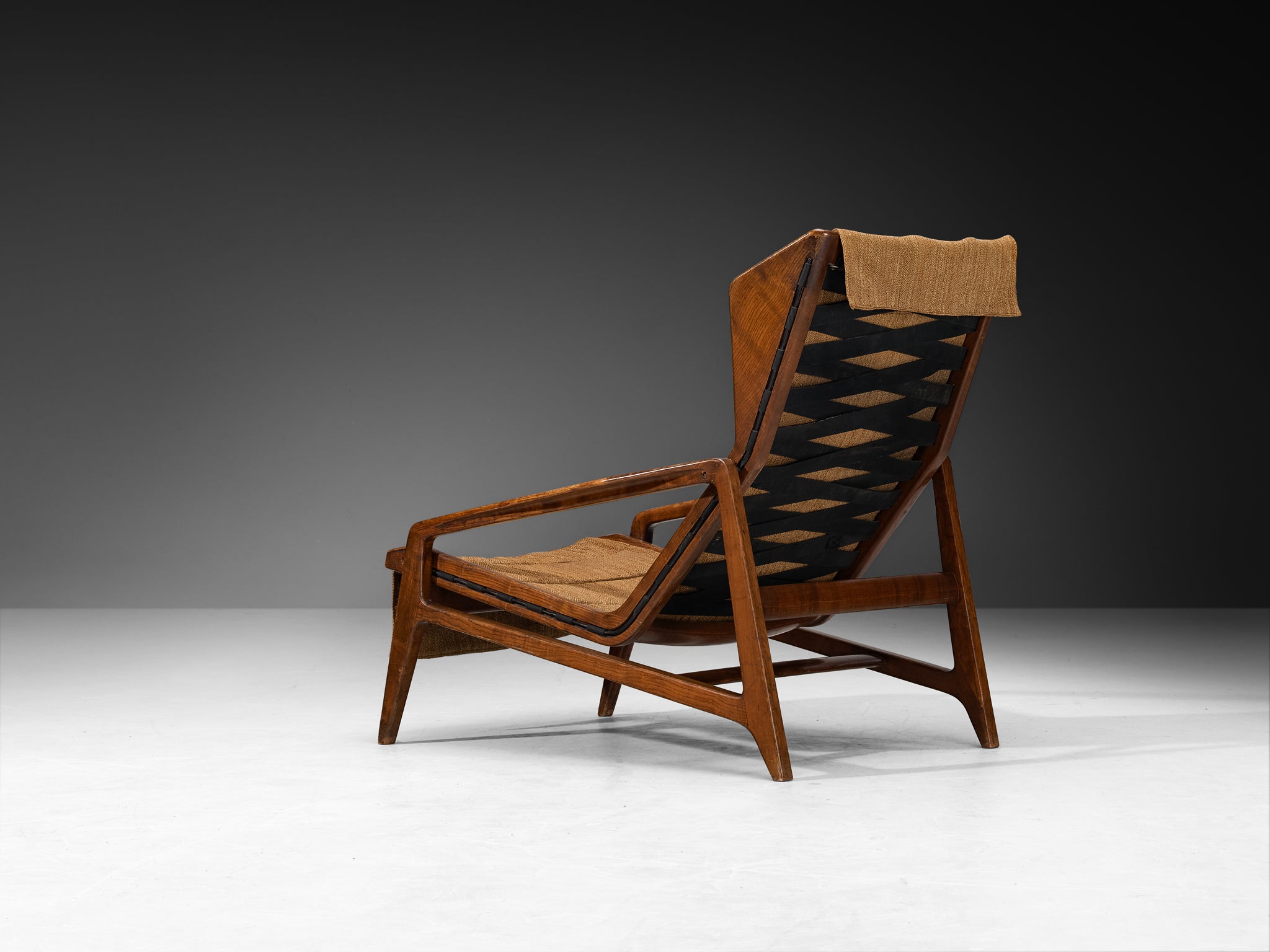Rare Gio Ponti for Cassina '811' Lounge Chair in Original Upholstery Seating Morentz