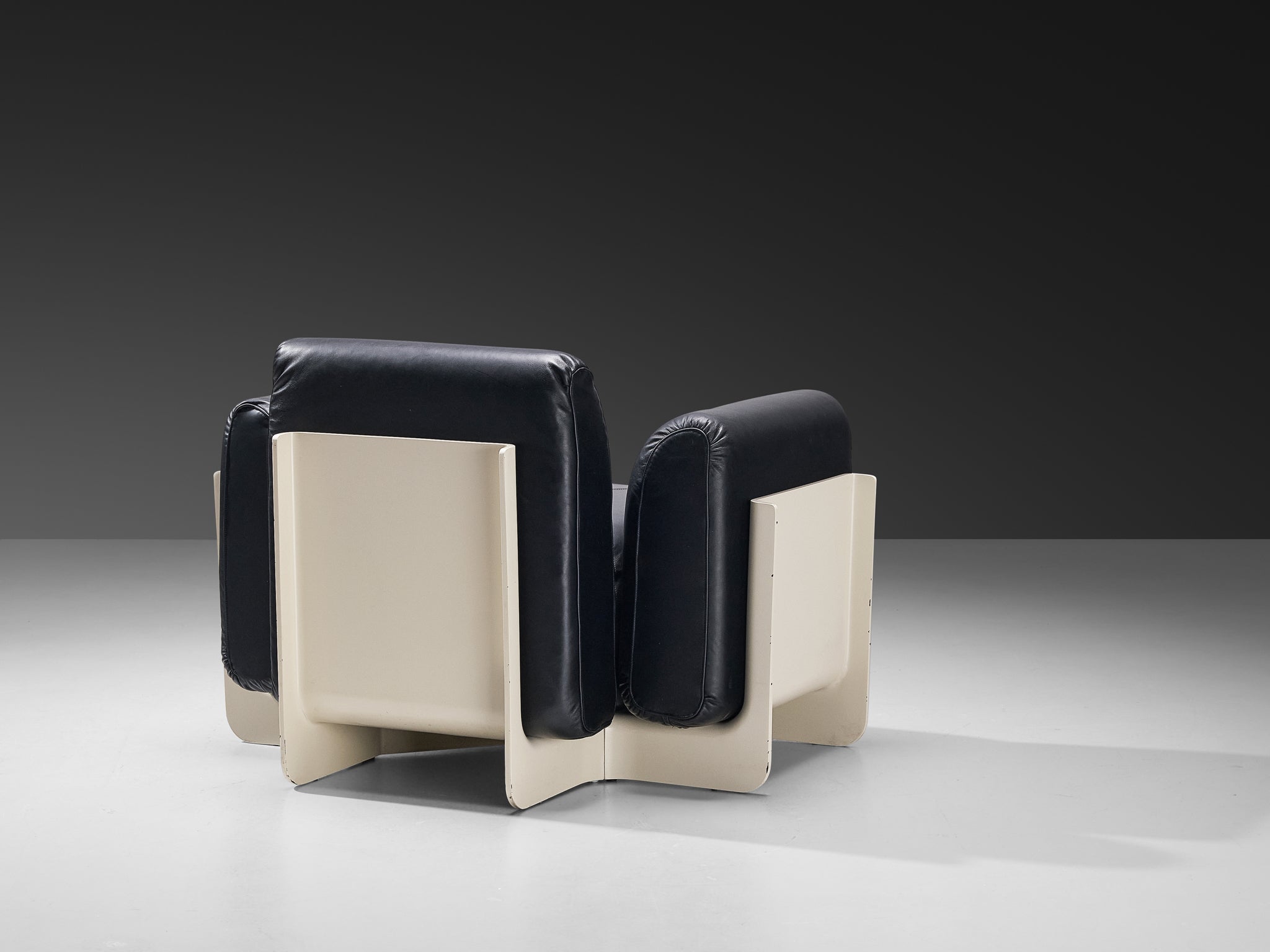 Guarnacci, Padovano & Claudio Vagnoni for 1P 'Duna' Lounge Chair with Ottoman Seating Morentz