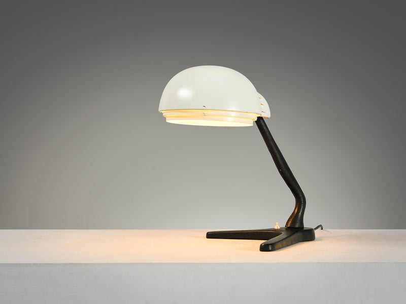 Alvar Aalto for Valaistustyö Ky ‘A704’ Table Lamp with White Shade