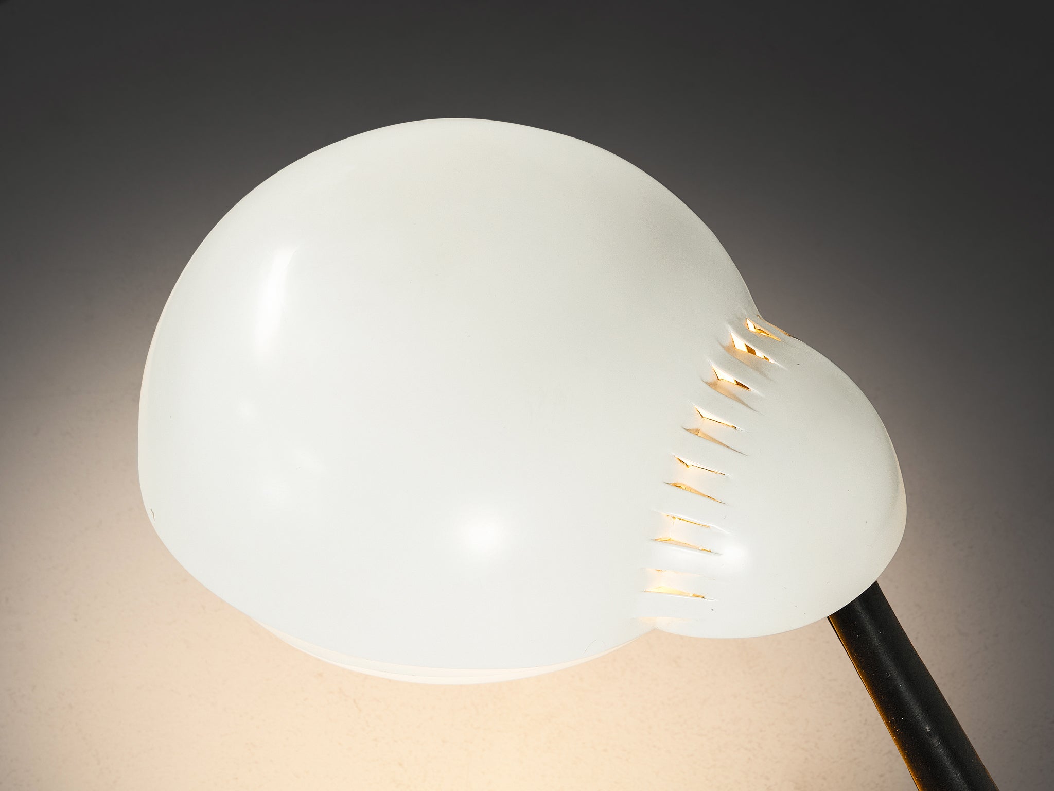 Alvar Aalto for Valaistustyö Ky ‘A704’ Table Lamp with White Shade Lighting Morentz