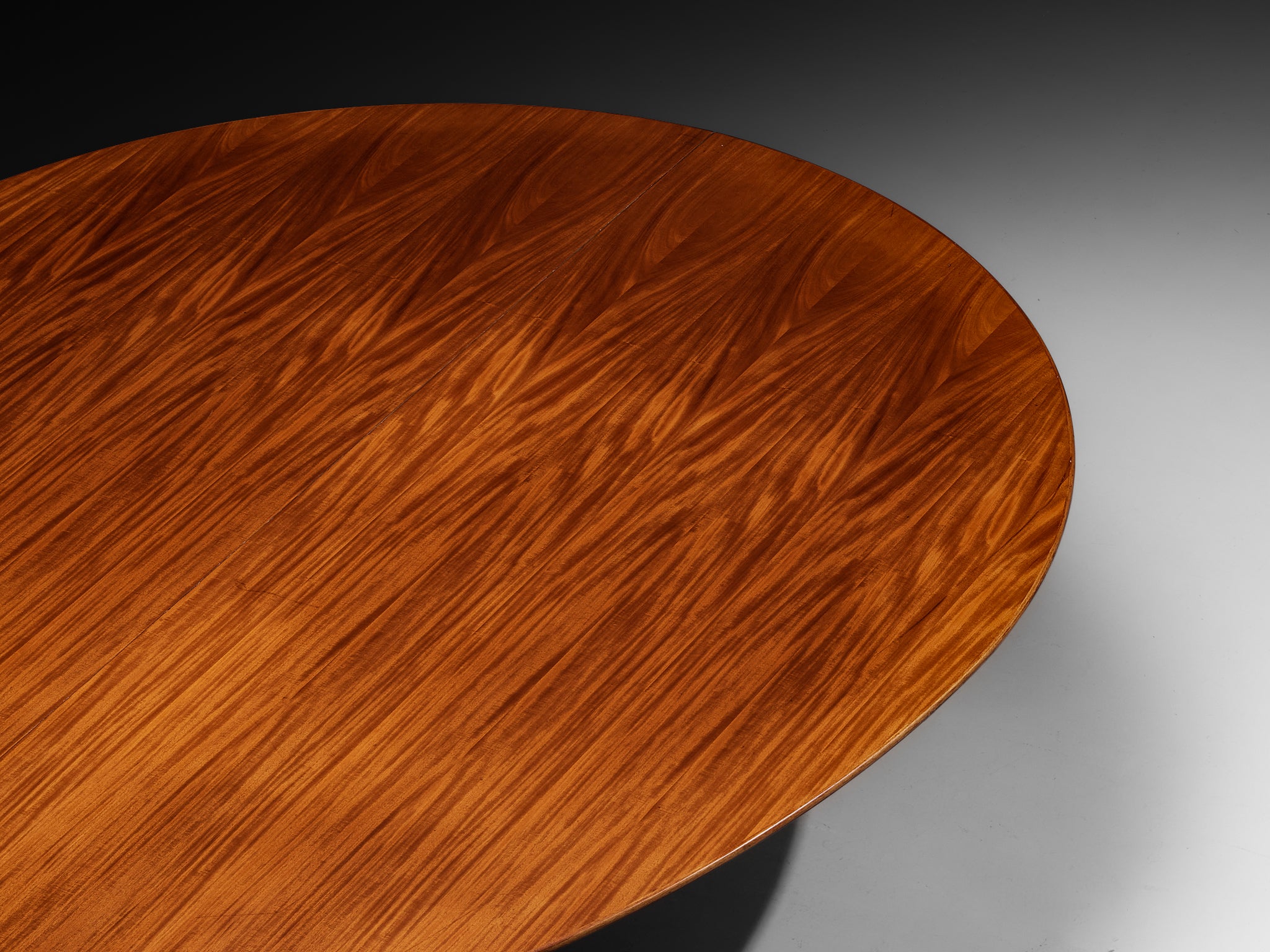Danish Large Oval Dining Table in Mahogany Tables Morentz