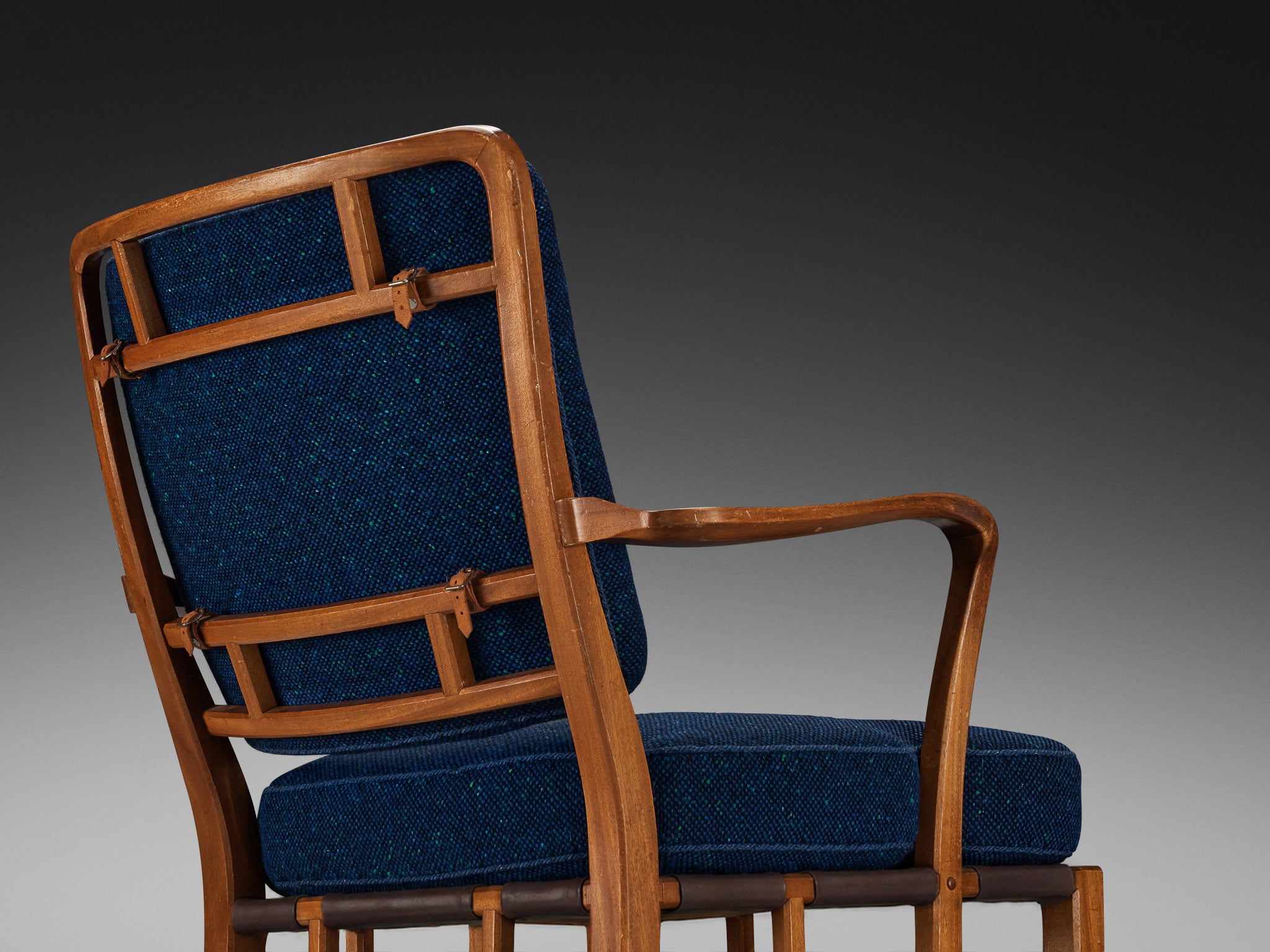 Special Carl-Axel Acking Lounge Chair from Own Home in Mahogany and Wool