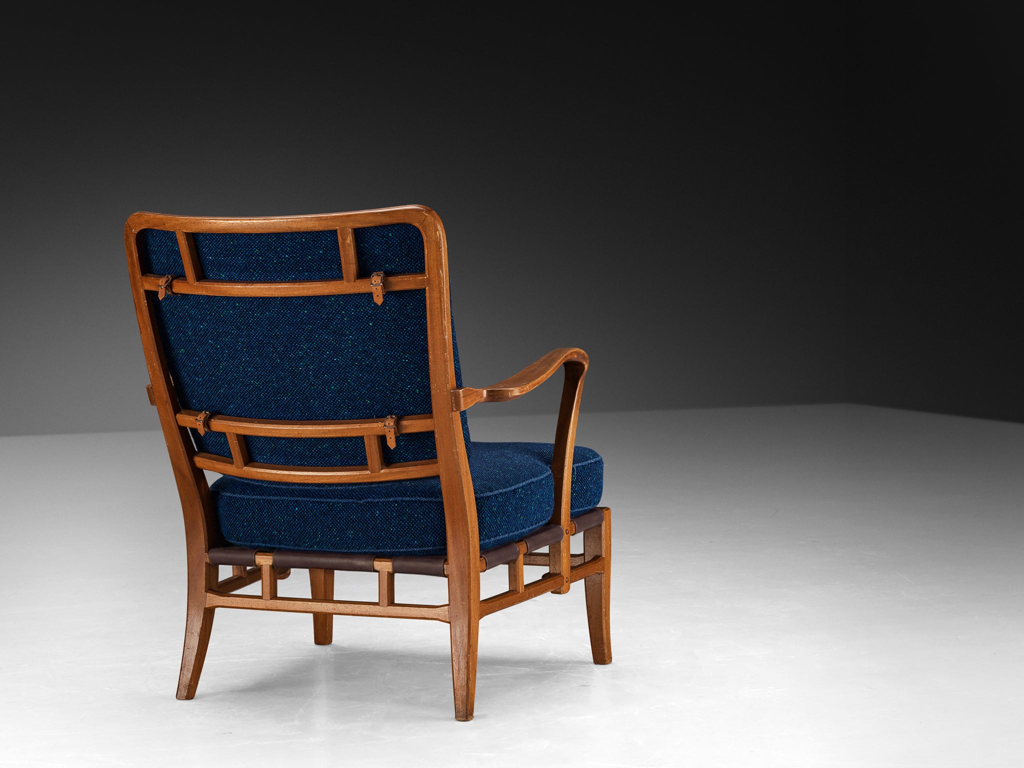 Special Carl-Axel Acking Lounge Chair from Own Home in Mahogany and Wool