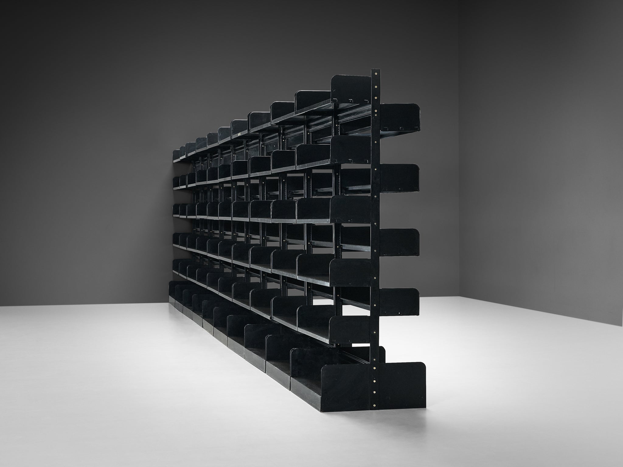 Lips Vago Library Wall of Eight 'Congresso' Bookcases Case pieces and storage cabinets Morentz