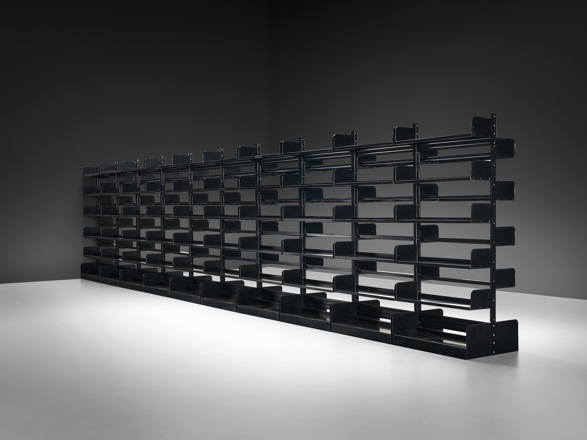 Lips Vago Library Wall of Eight 'Congresso' Bookcases Case pieces and storage cabinets Morentz
