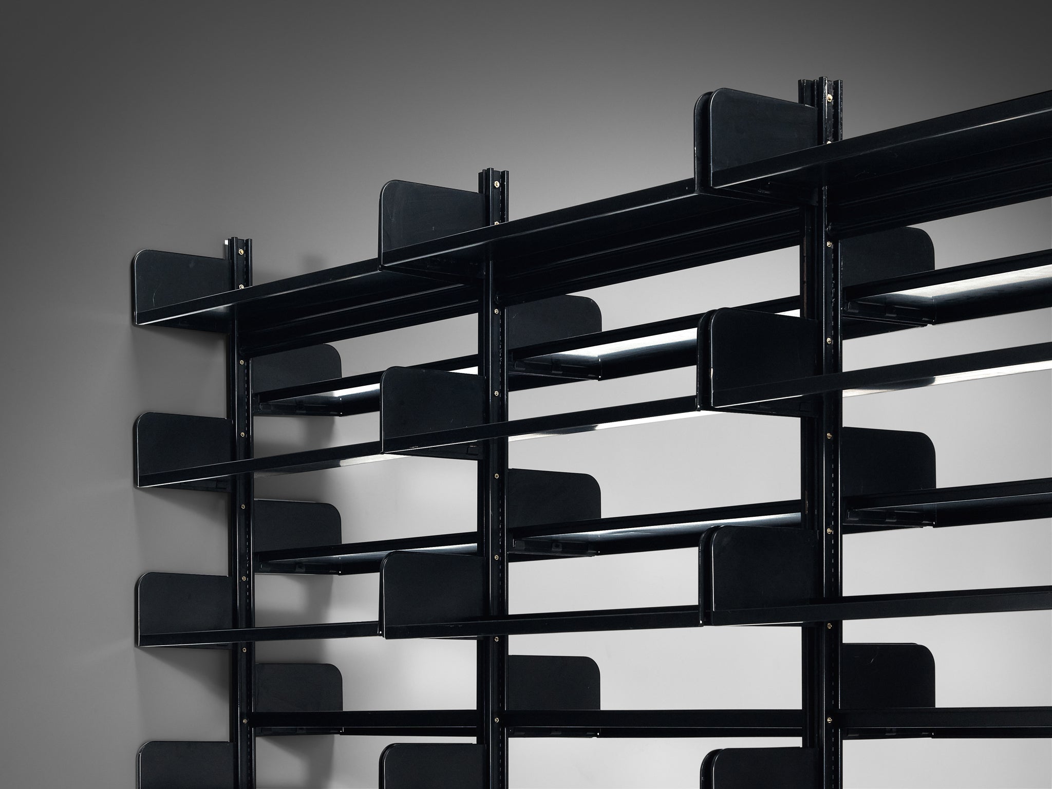 Lips Vago Library Wall of Eight 'Congresso' Bookcases Case pieces and storage cabinets Morentz