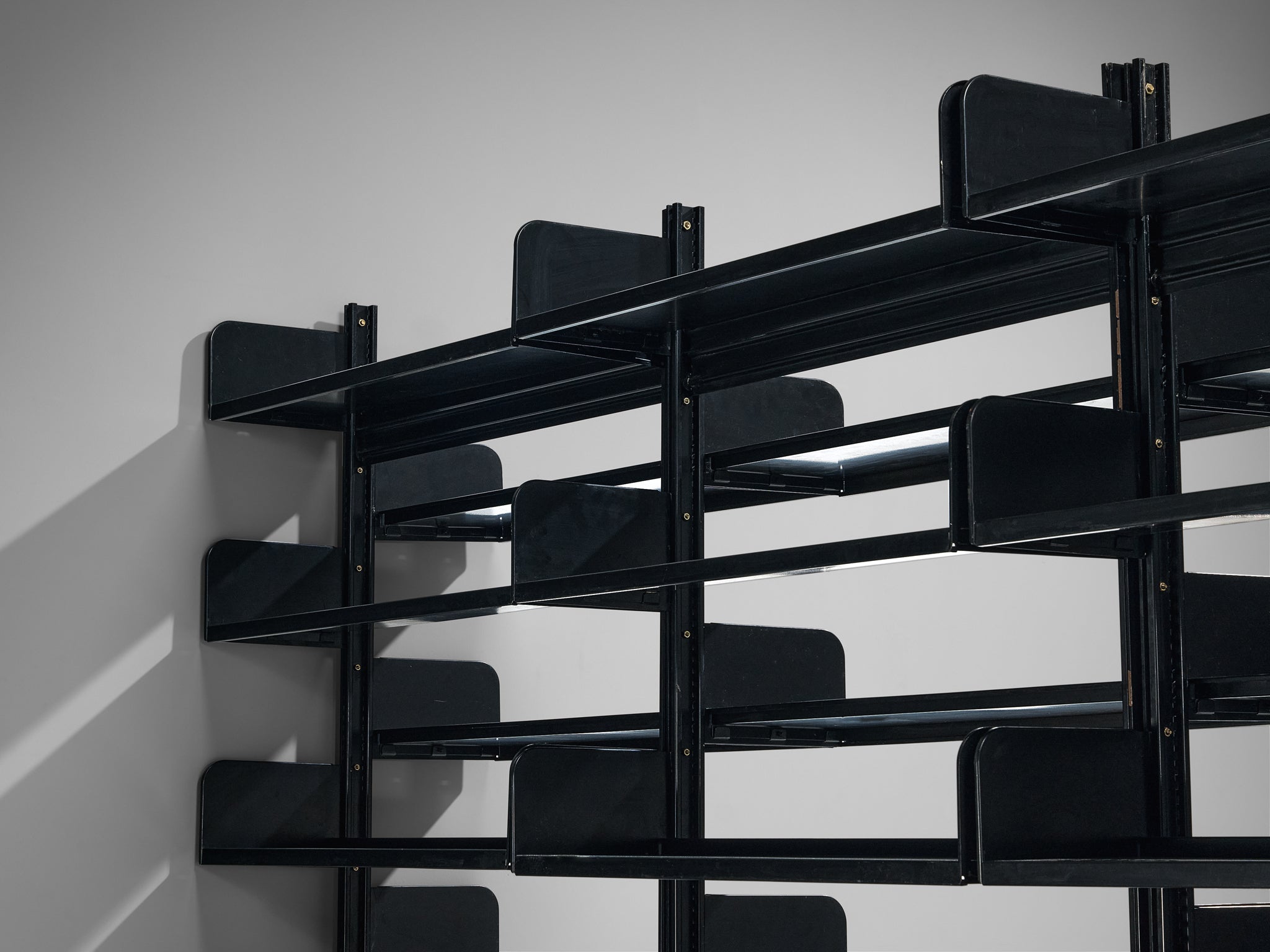 Lips Vago Library Wall of Eight 'Congresso' Bookcases Case pieces and storage cabinets Morentz