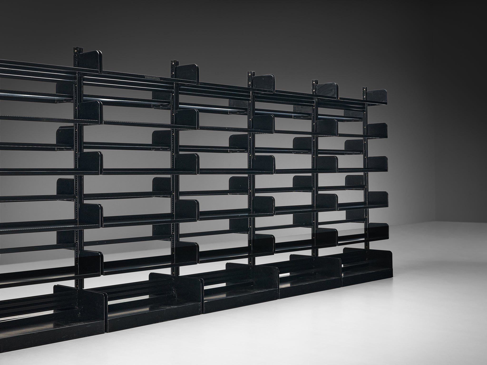 Lips Vago Library Wall of Eight 'Congresso' Bookcases Case pieces and storage cabinets Morentz