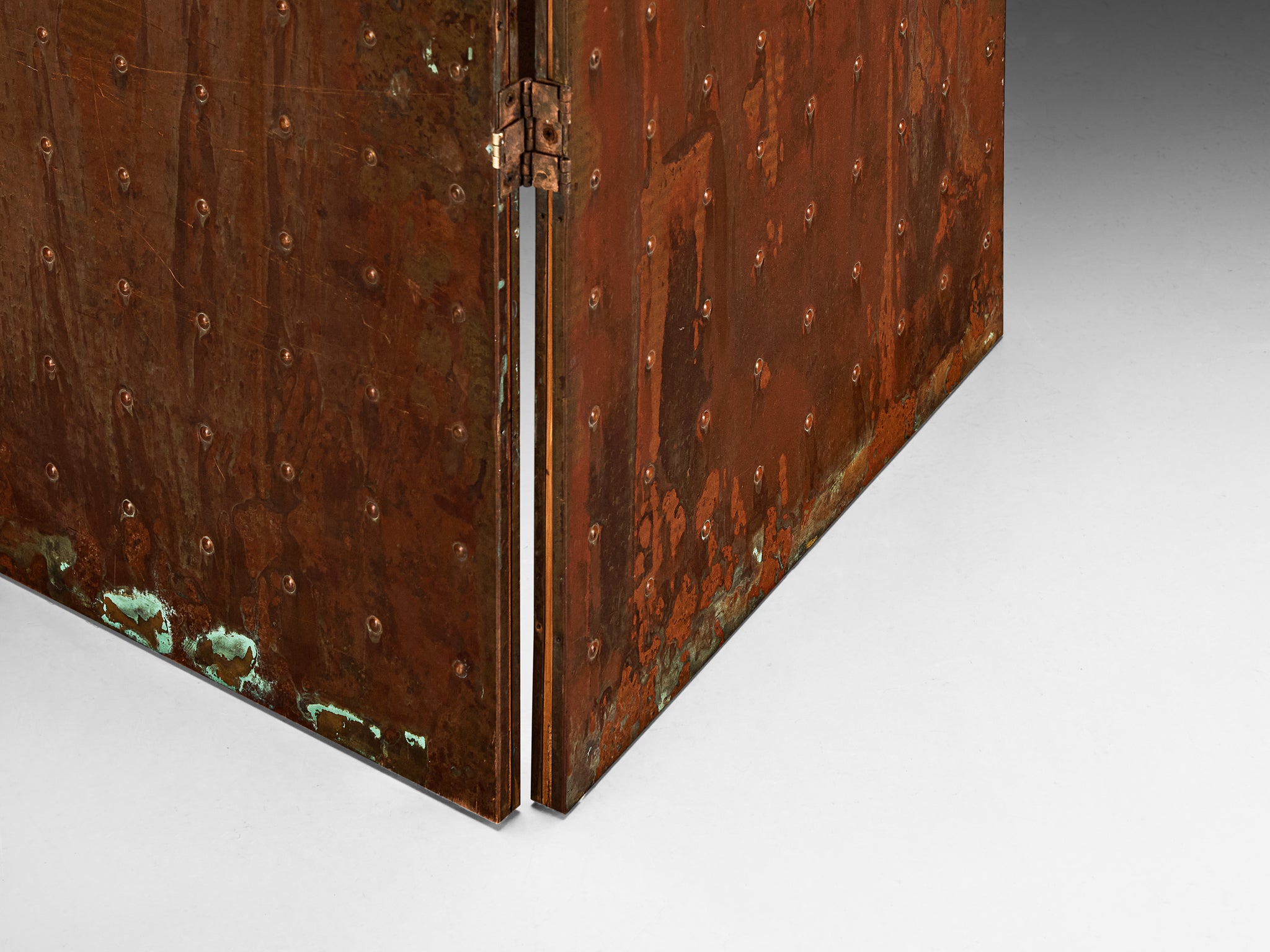 Mats Theselius for Källemo AB Limited Edition 'Rörligt Objekt' Folding Screen in Patinated Copper 30/100 More Furniture and Collectibles Morentz