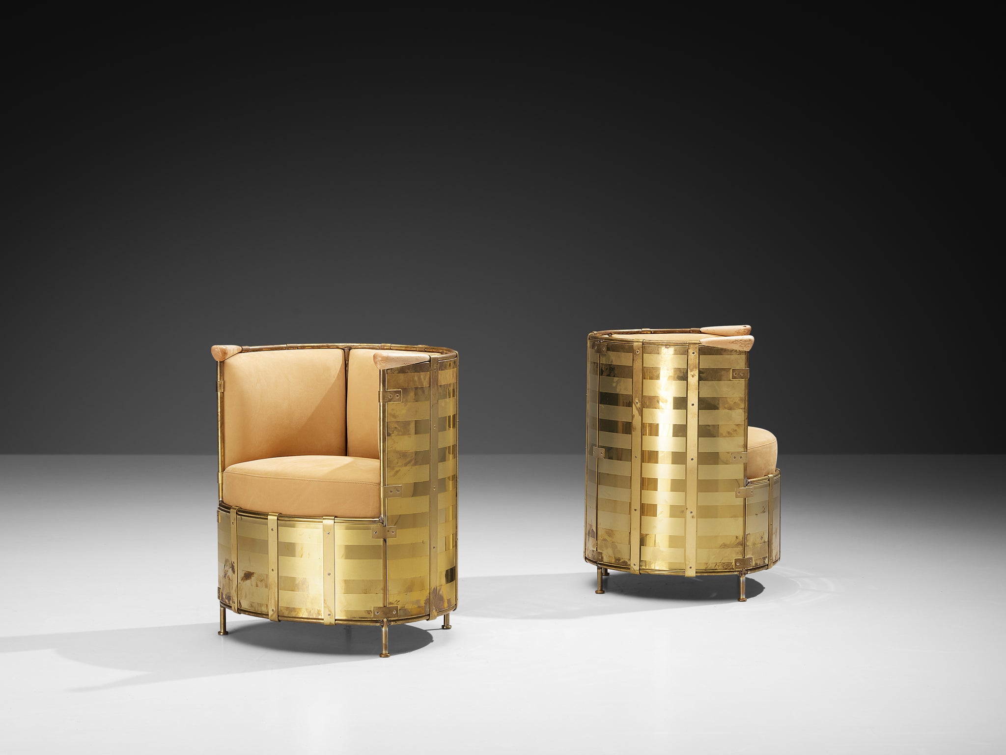 Mats Theselius for Källemo AB Limited Edition Pair of Lounge Chairs 'El Dorado' Seating Morentz