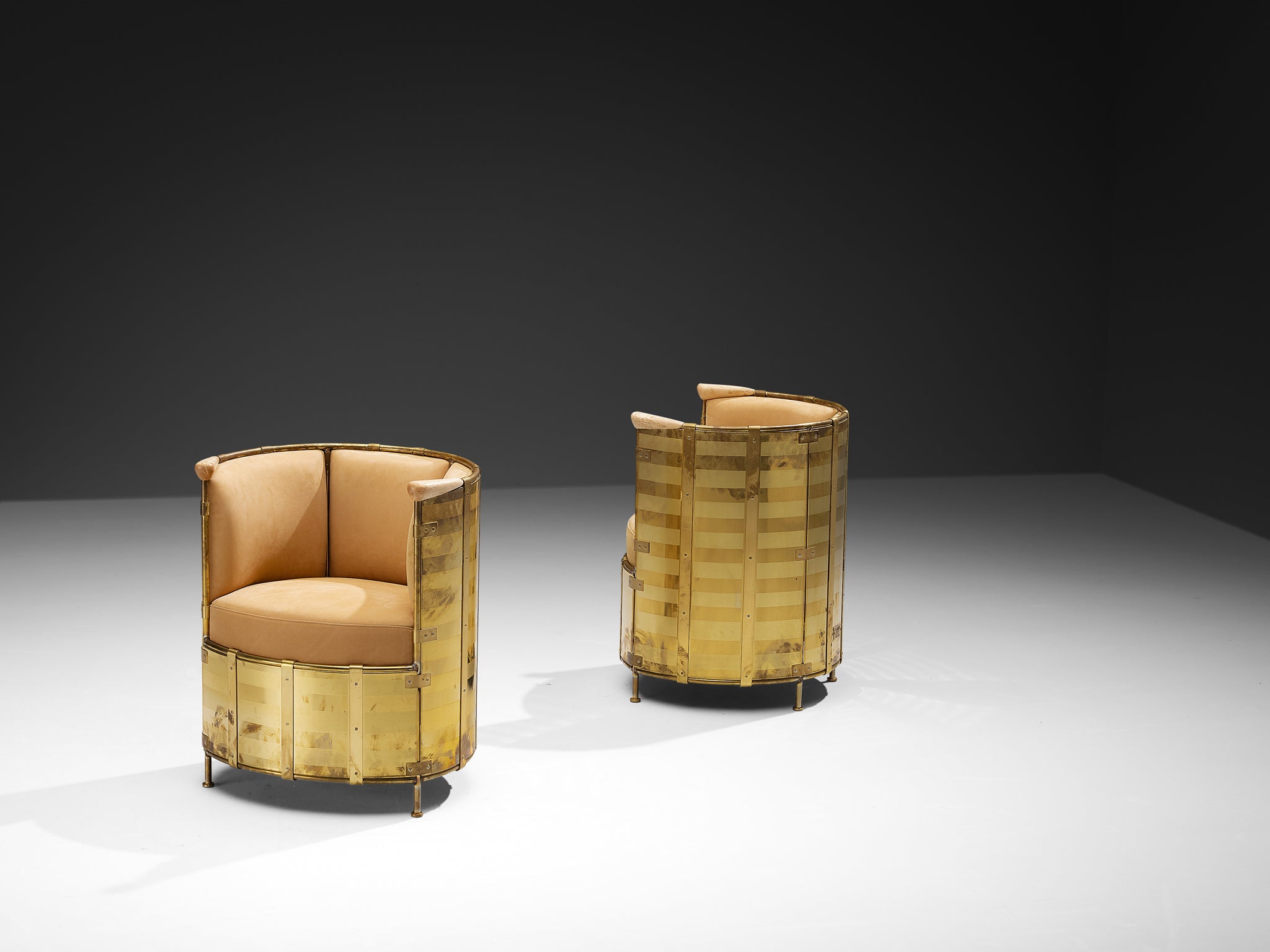 Mats Theselius for Källemo AB Limited Edition Pair of Lounge Chairs 'El Dorado' Seating Morentz