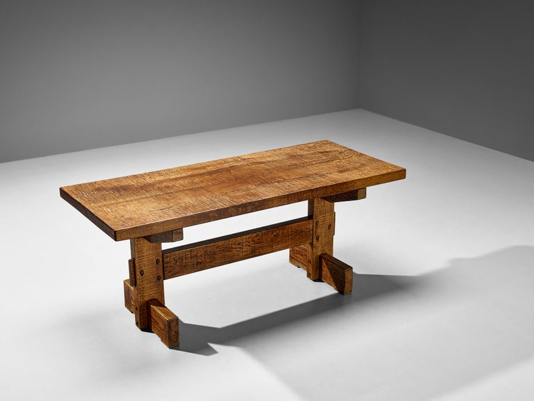 Giuseppe Rivadossi for Officina Rivadossi Dining Table in Oak