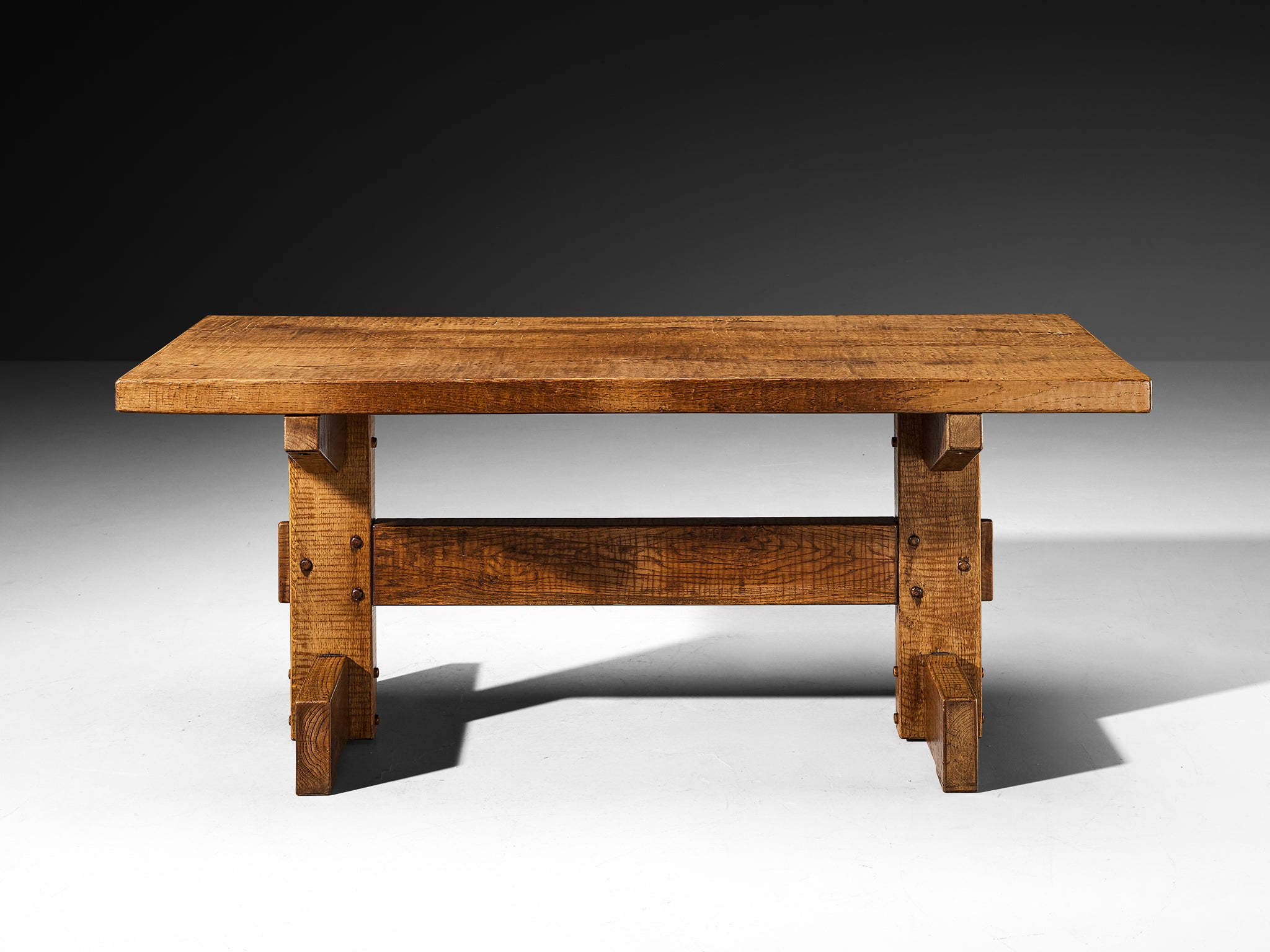 Giuseppe Rivadossi for Officina Rivadossi Dining Table in Oak Tables Morentz