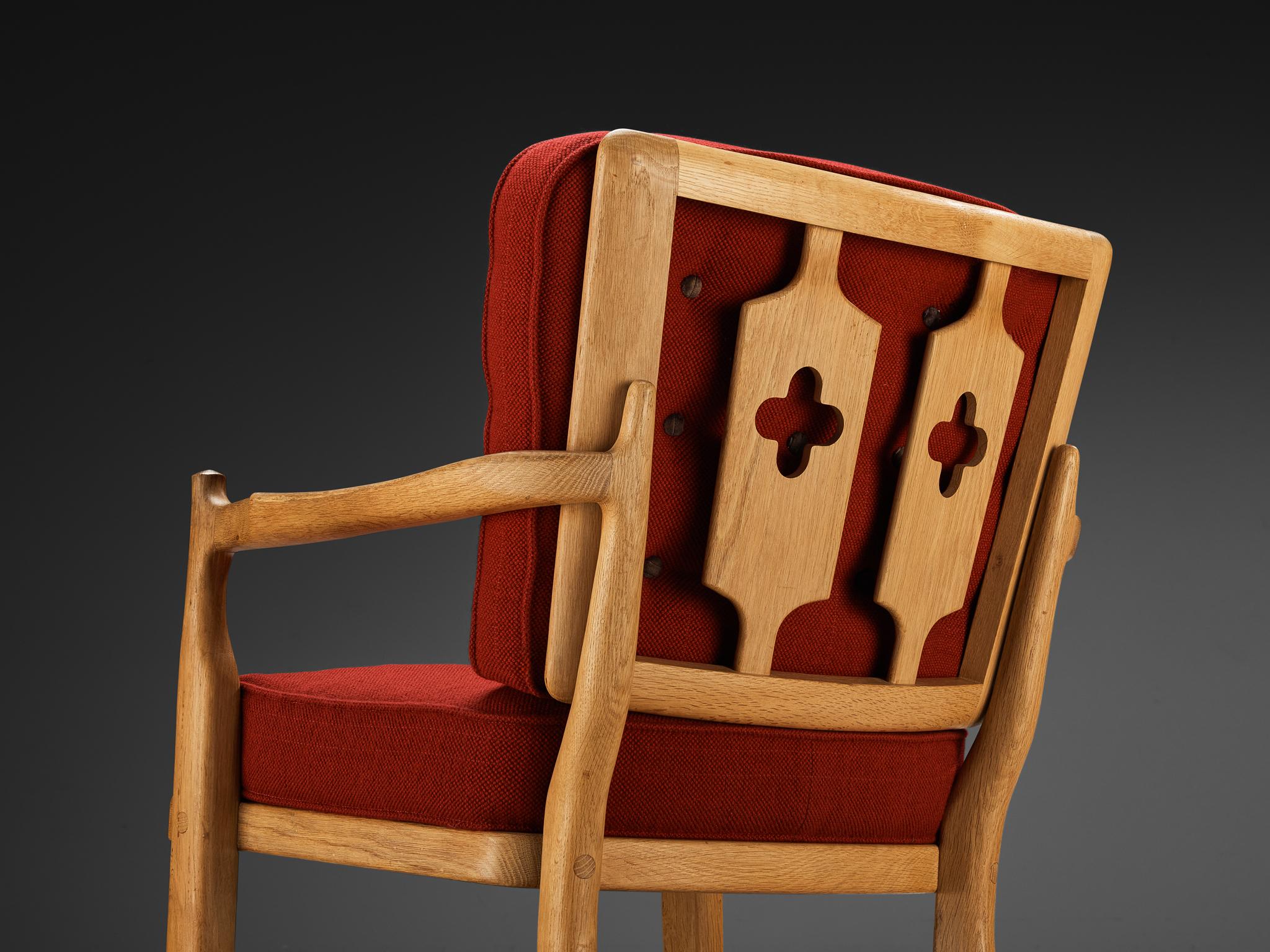 Guillerme & Chambron 'Jose' Lounge Chair in Oak seating Morentz