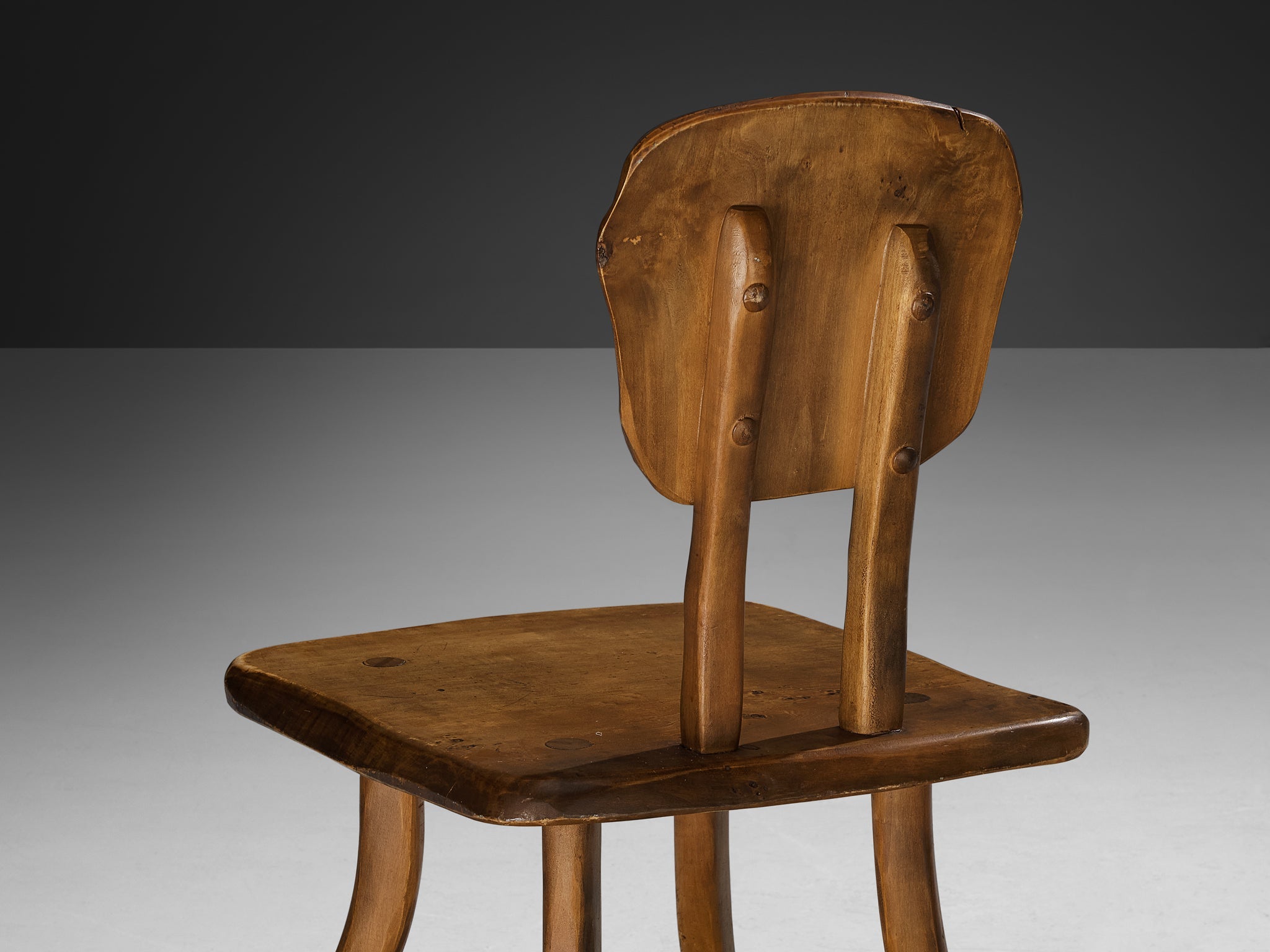 Organic Brutalist Chairs in Maple seating Morentz