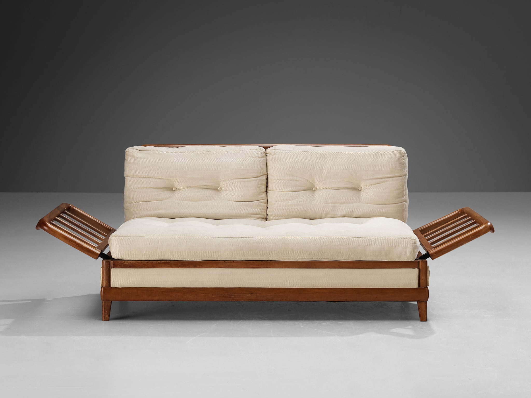 Osvaldo Borsani for Arredamenti Borsani Varedo Daybed in Walnut seating Morentz