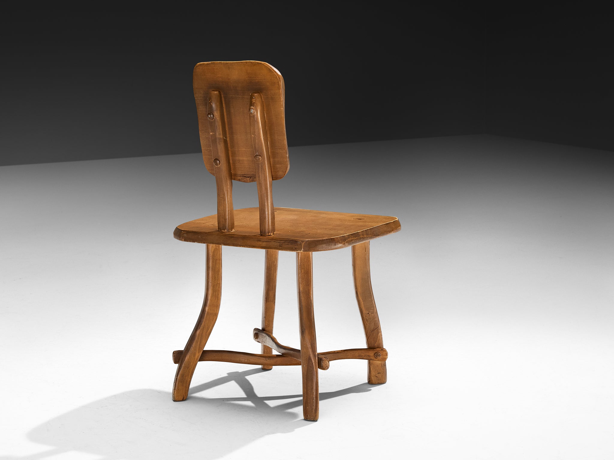 Organic Brutalist Chair in Maple Seating Morentz