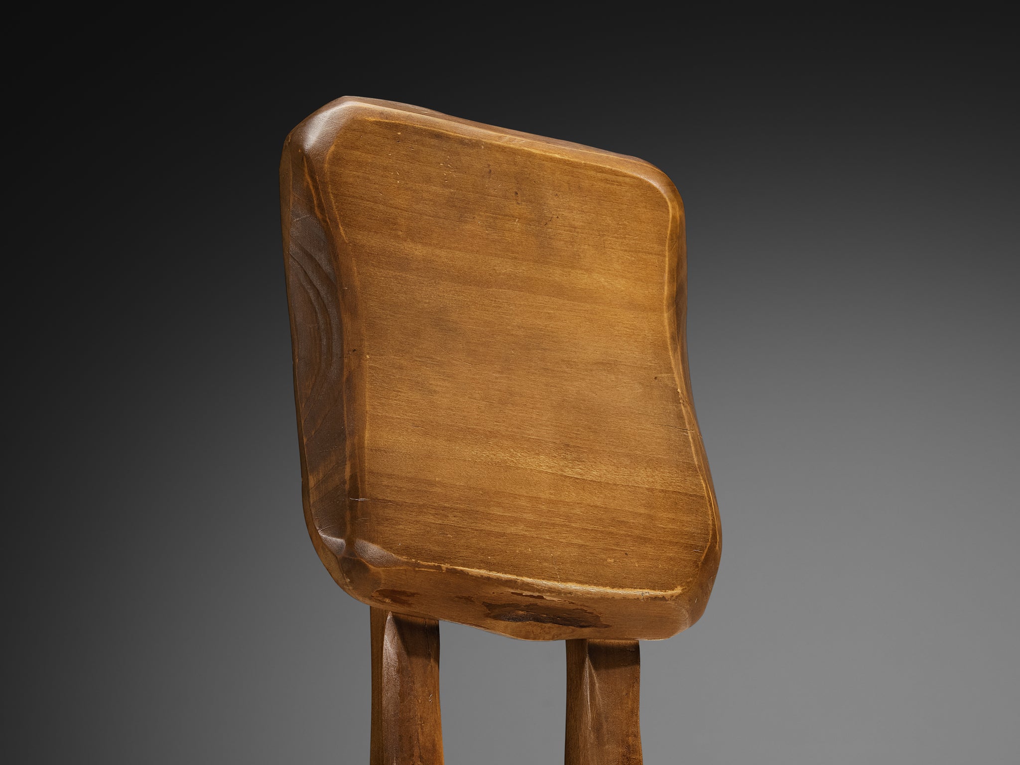 Organic Brutalist Chair in Maple Seating Morentz