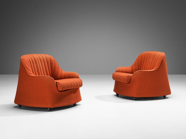Afra & Tobia Scarpa for Cassina Pair of 'Ciprea' Lounge Chairs