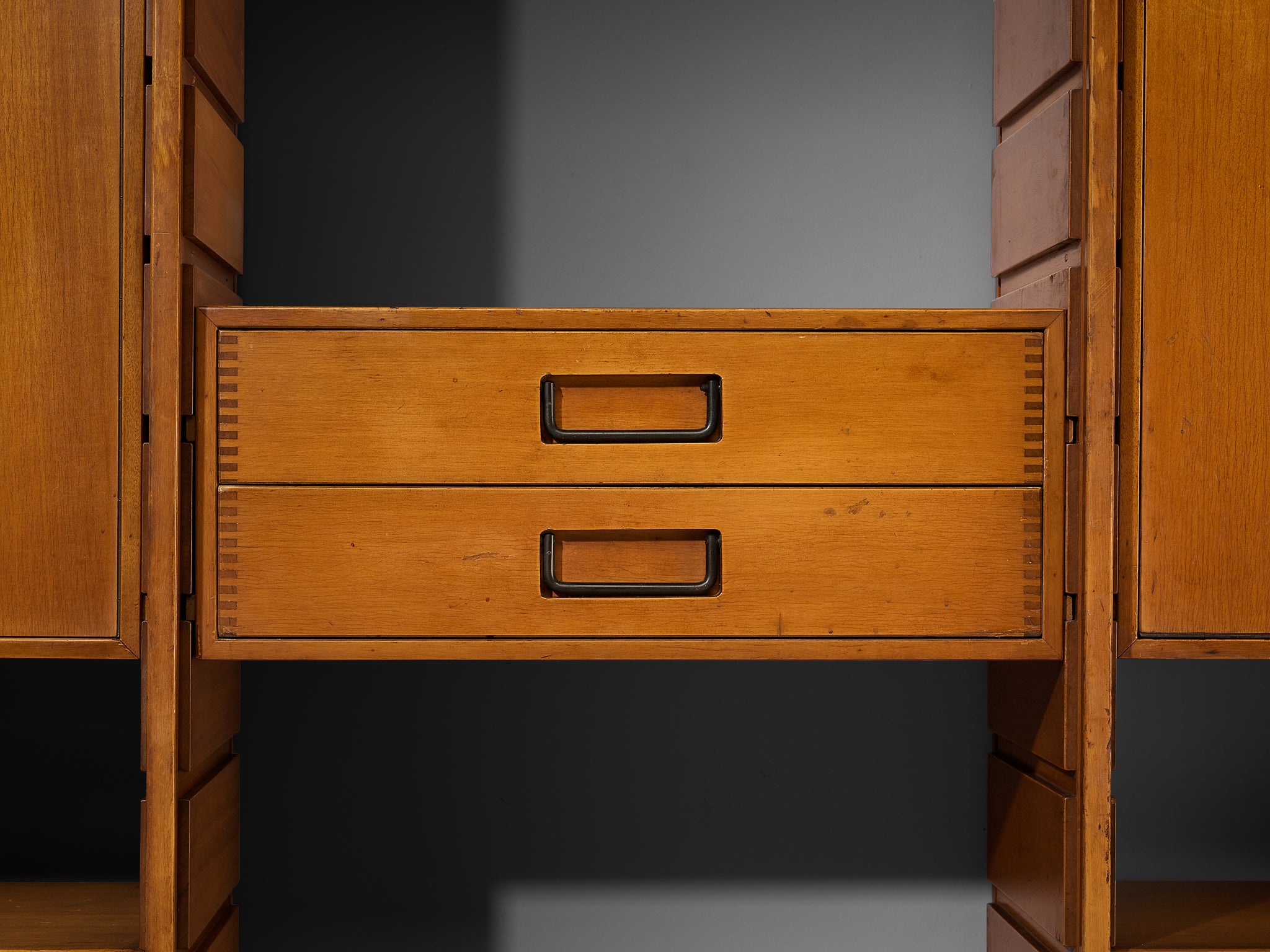 Gianfranco Frattini for Cantieri Carugati Large Library in Cherry