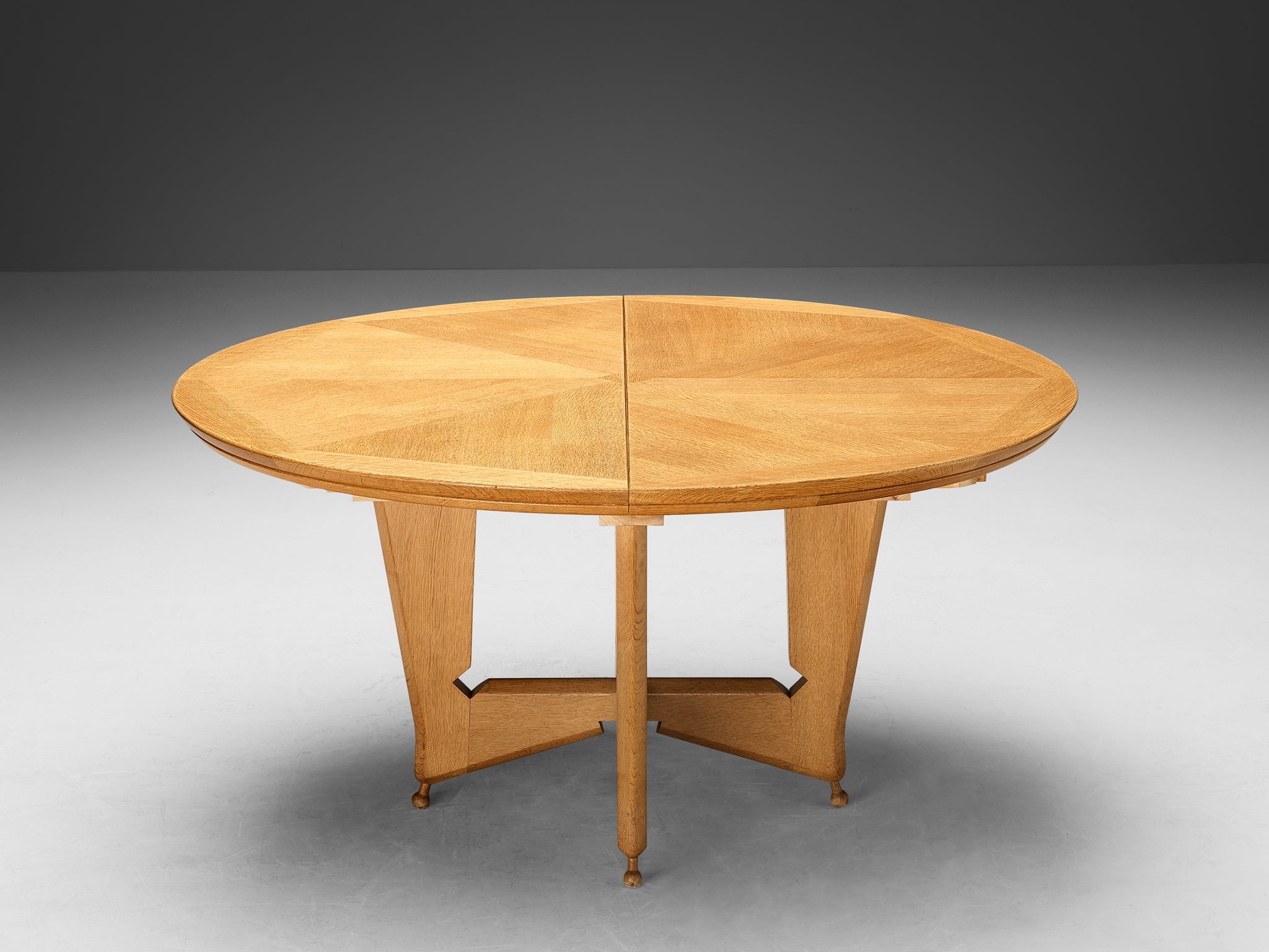 Guillerme & Chambron 'Victorine' Dining Table in Oak tables Morentz