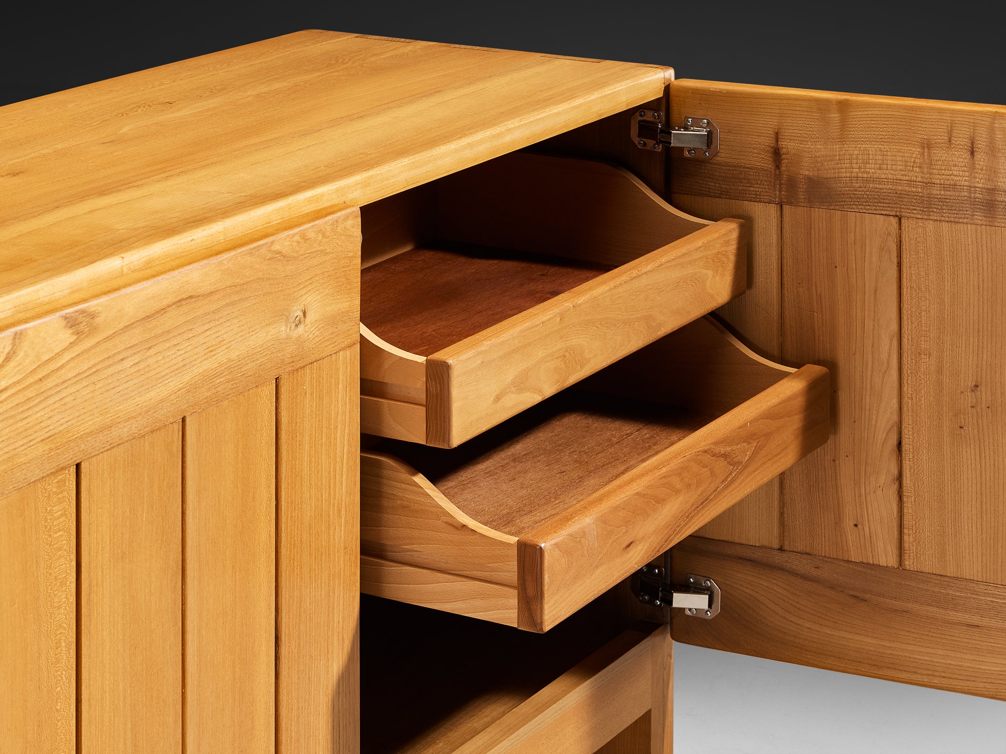 Maison Regain Sideboard in Solid Elm Case pieces and storage cabinets Morentz