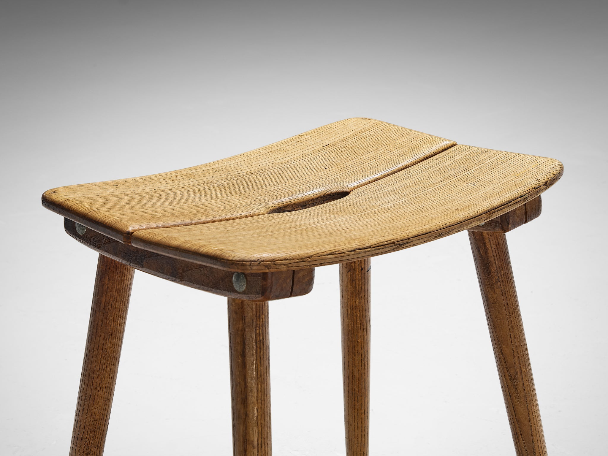 Jacob Müller for Wohnhilfe Stools in Ash seating Morentz