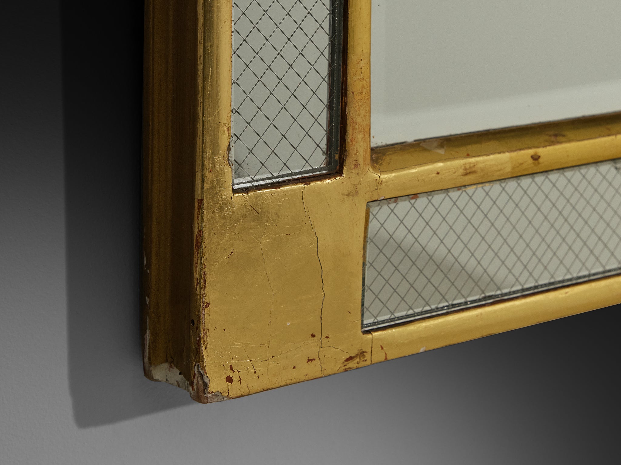 Mid-Century Gilded Gesso Wall Mirror Mirrors Morentz