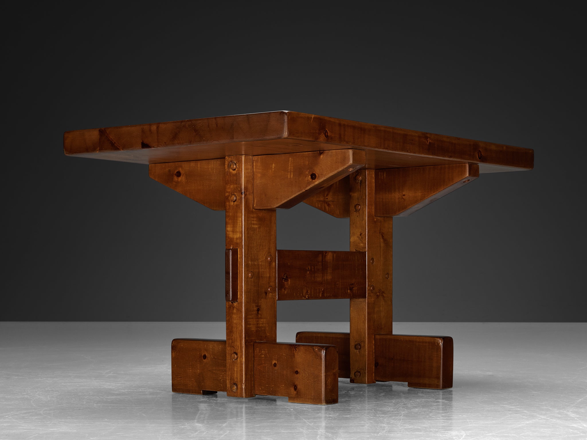 Giuseppe Rivadossi Dining Table in Pine
