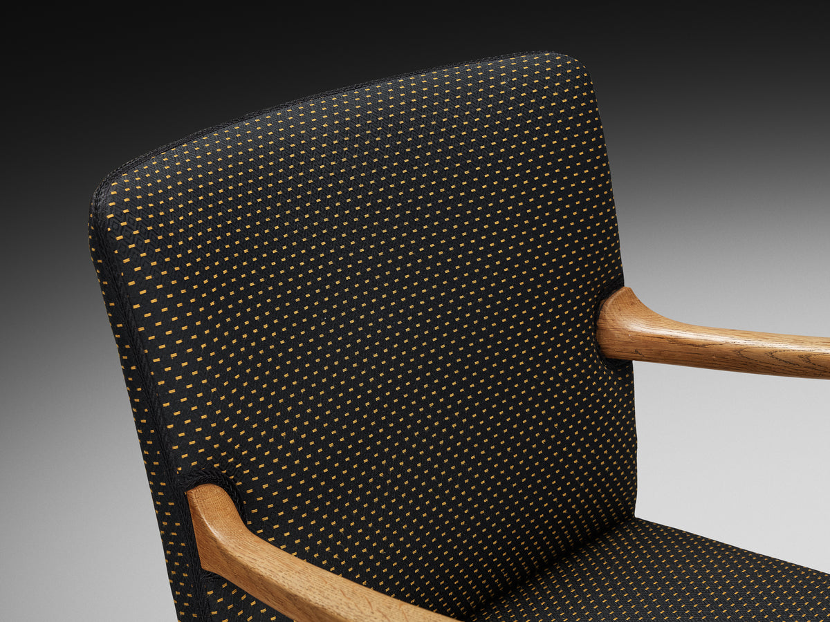 Rare Ole Wanscher for A.J. Iversen Set of Six Dining Chairs in Oak Seating Morentz