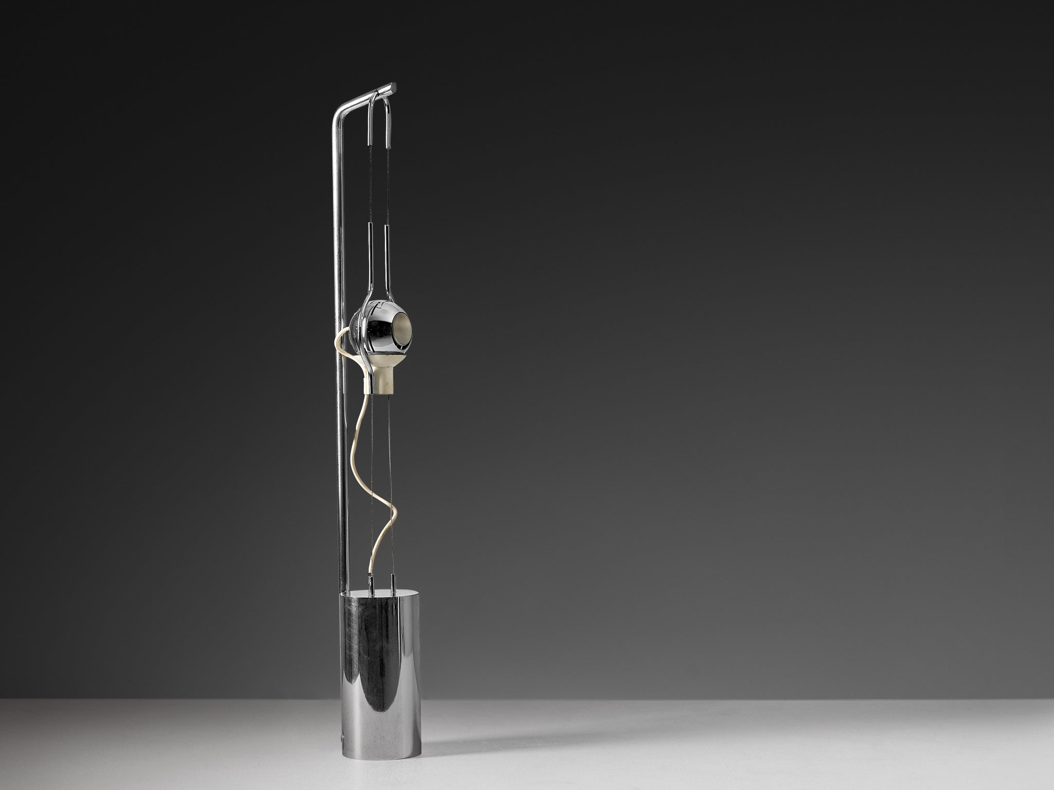 Angelo Lelii for Arredoluce ‘Filo Sfera’ Table Lamp with Magnetized Globe Lighting Morentz