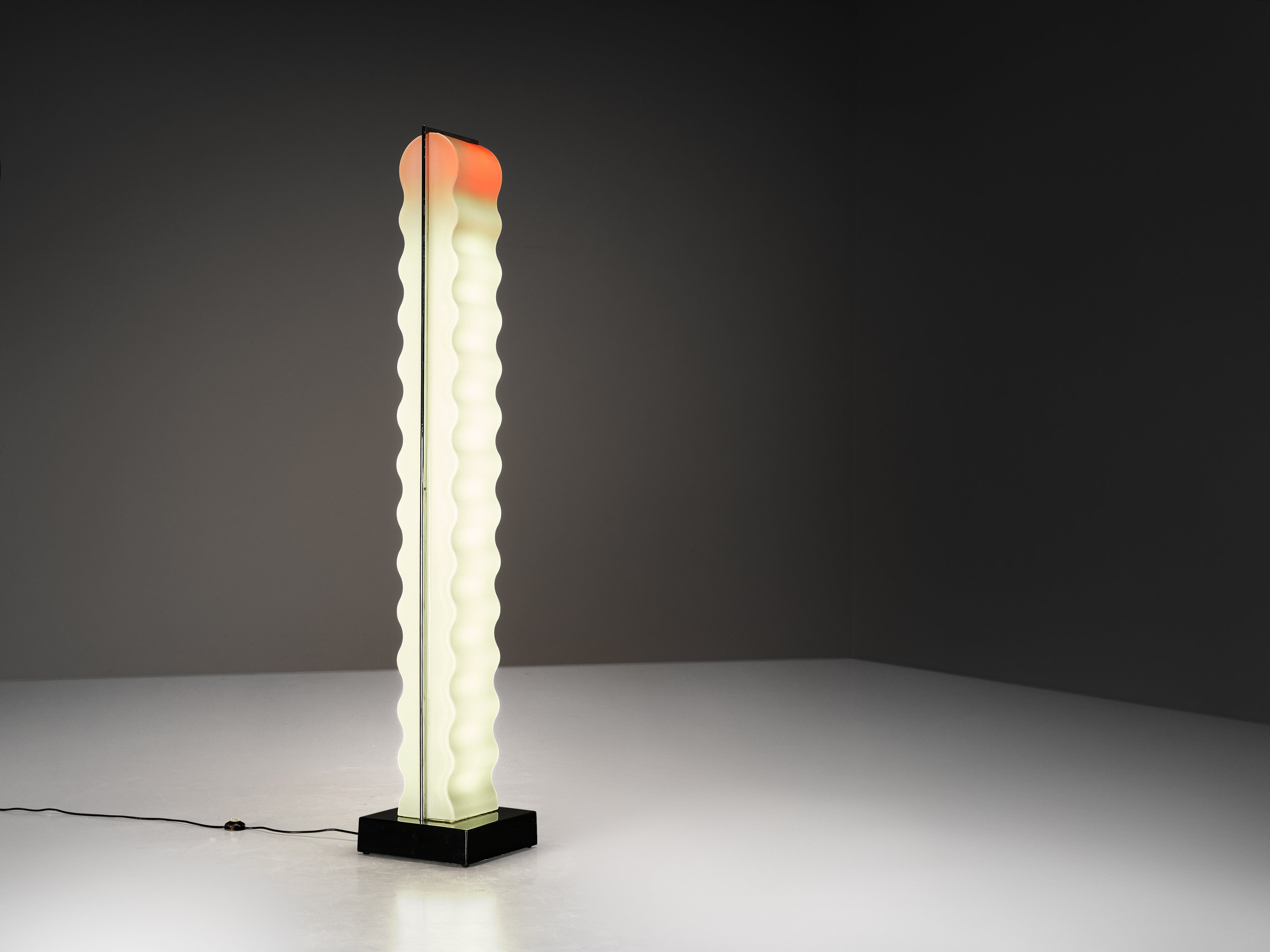 Ettore Sottsass for Design Centre/Poltronova 'Cometa' Floor Lamp in Perspex Lighting Morentz