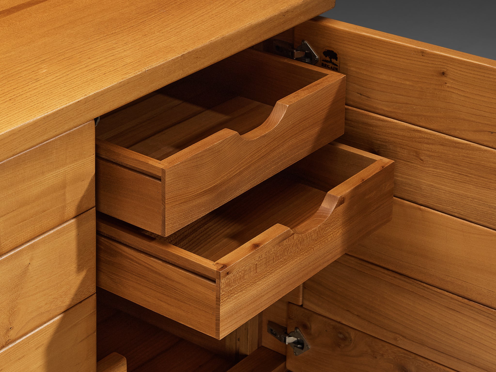 Maison Regain Sideboard in Solid Elm Case pieces and storage cabinets Morentz